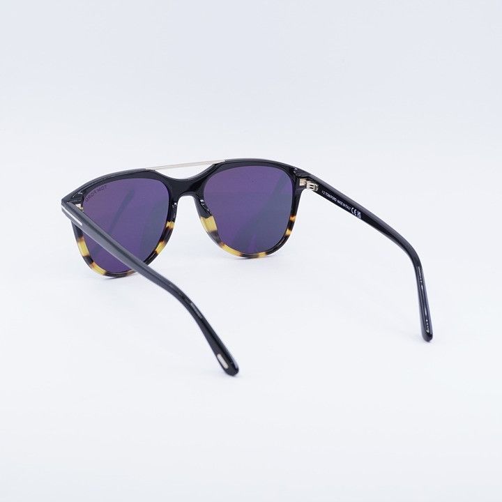 Tom Ford Tom Ford FT1098 05A Damian-02 Sunglasses Black Aviator Frame Size ONE SIZE - 9 Thumbnail