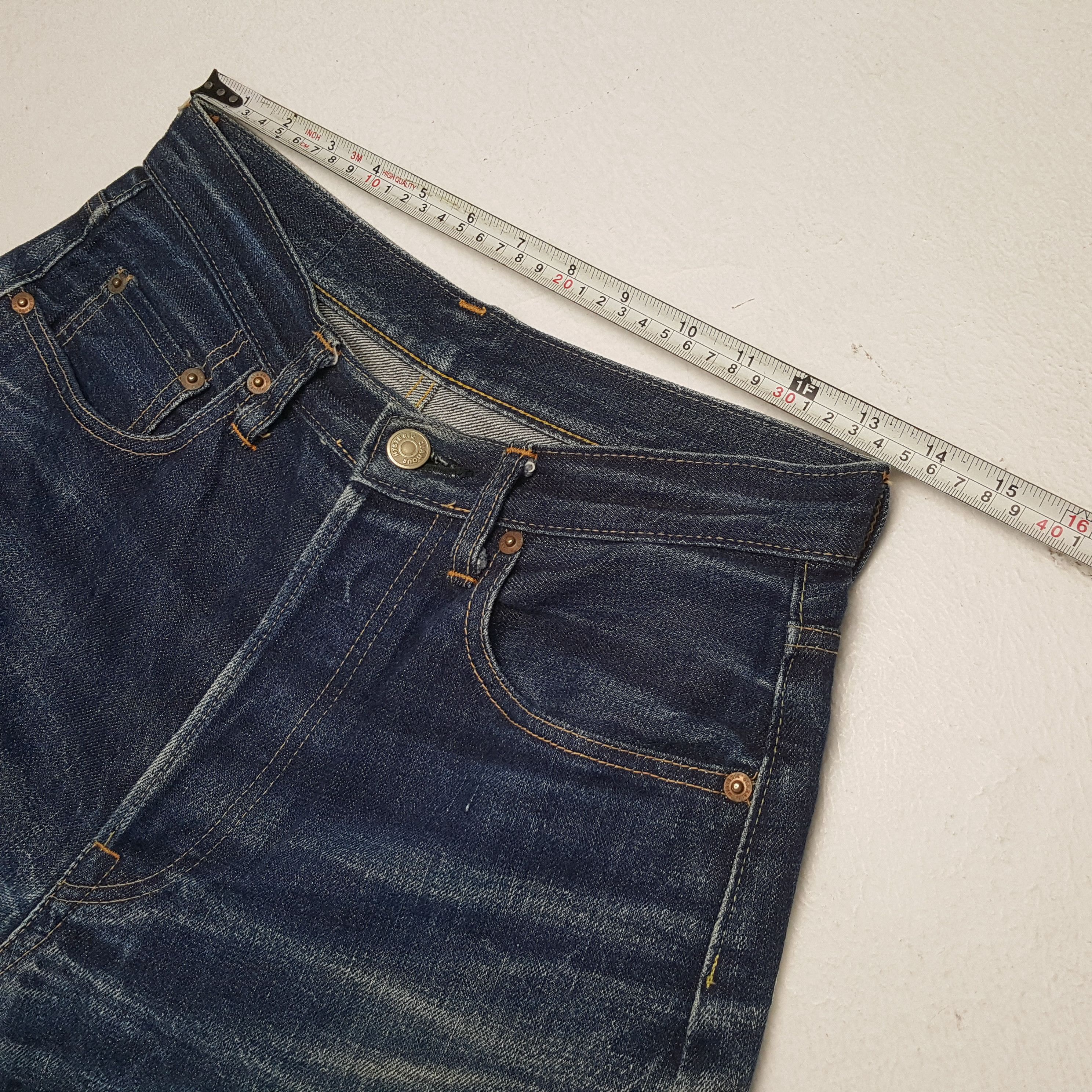 Hysteric Glamour × Japanese Brand × Vintage HYSTERIC GLAMOUR Japanese Brand Custom Art Jeans Size US 27 - 7 Thumbnail