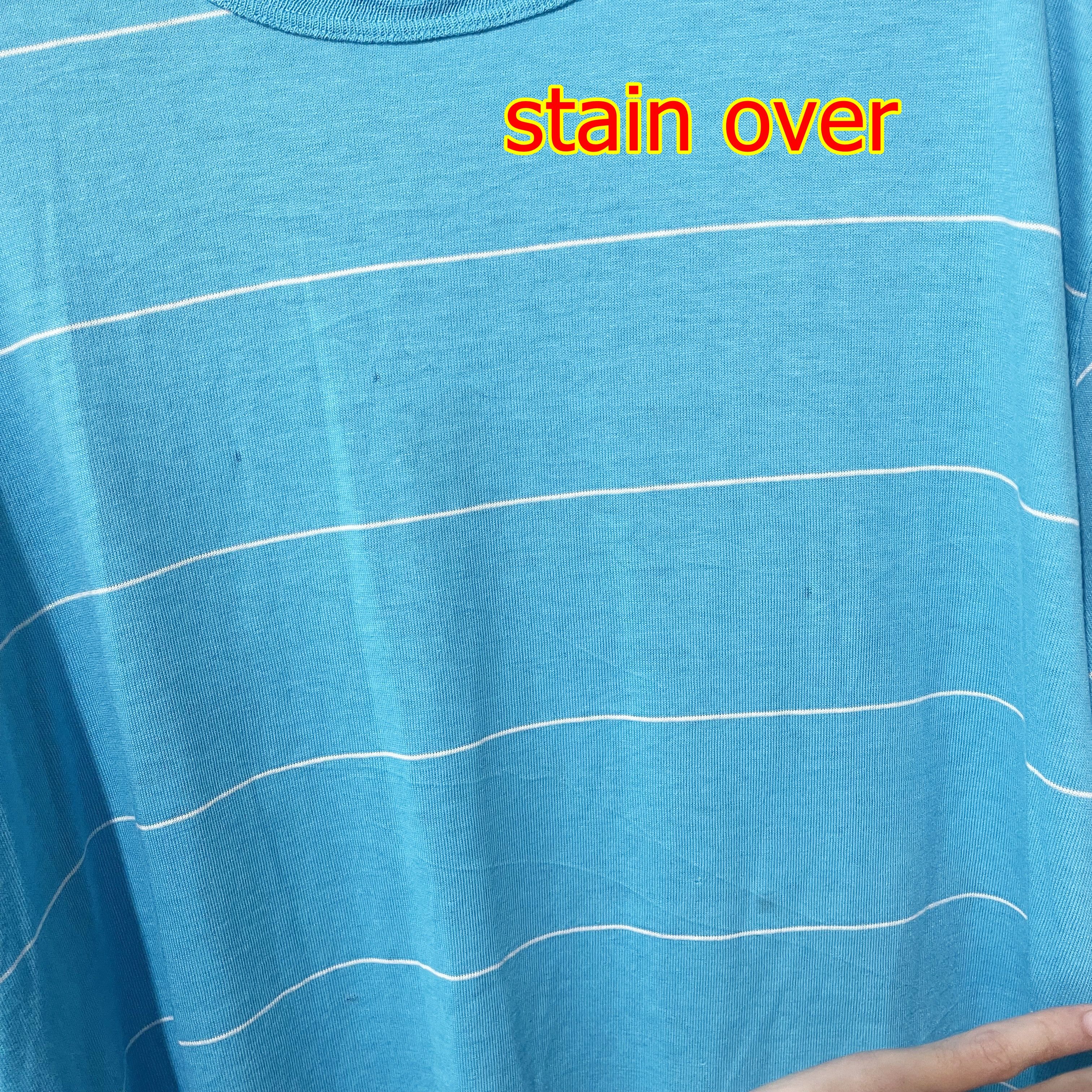 Vintage Vintage 90s Striped T-Shirt Size US XXL / EU 58 / 5 - 9 Thumbnail