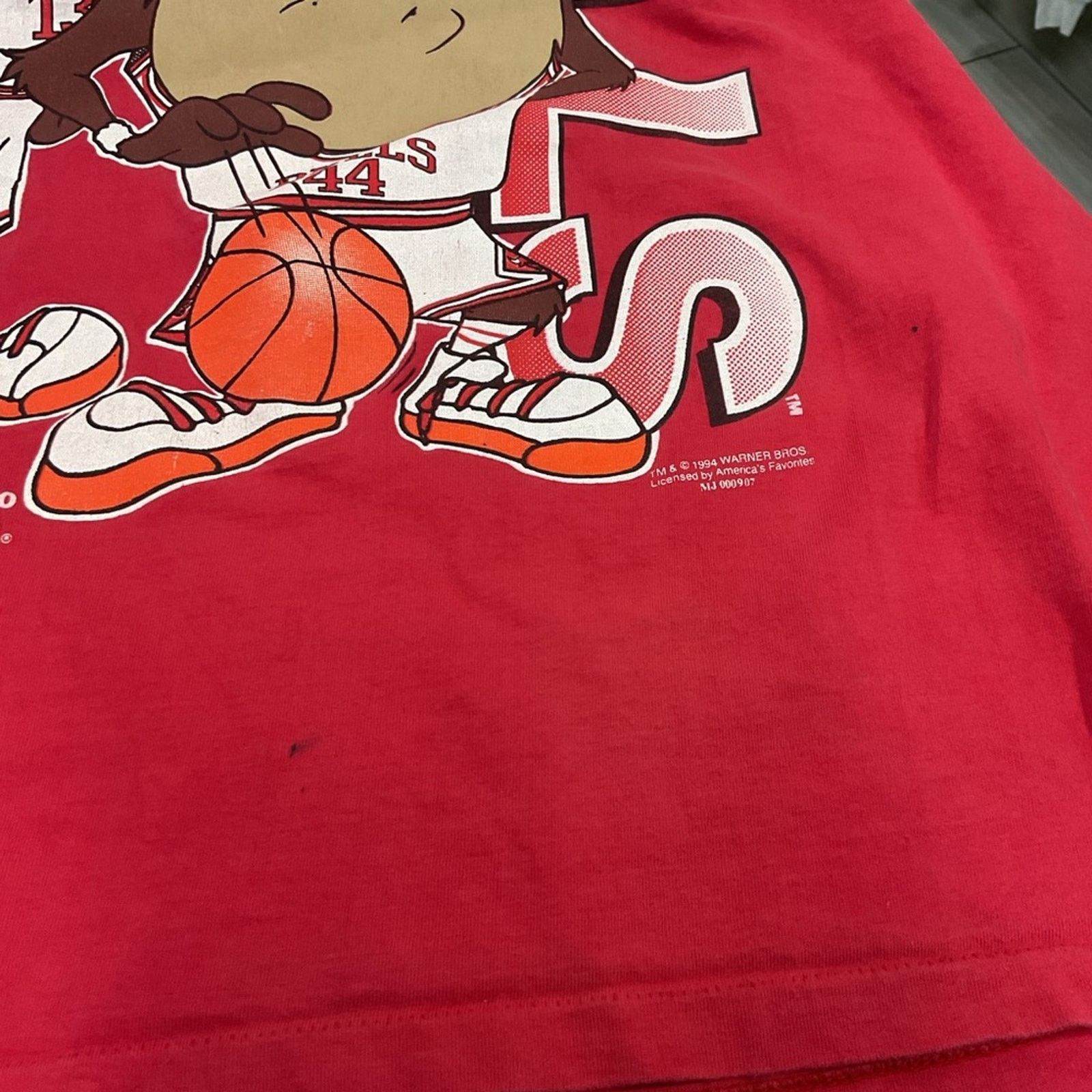 NBA Vintage 1994 Chicago Bulls x Looney Tunes T-shirt Size US XL / EU 56 / 4 - 3 Thumbnail