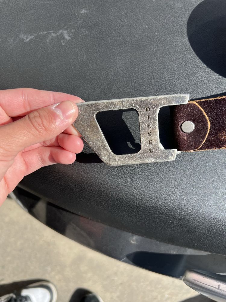 Diesel Vintage Diesel y2k Leather Belt Size ONE SIZE - 2 Thumbnail
