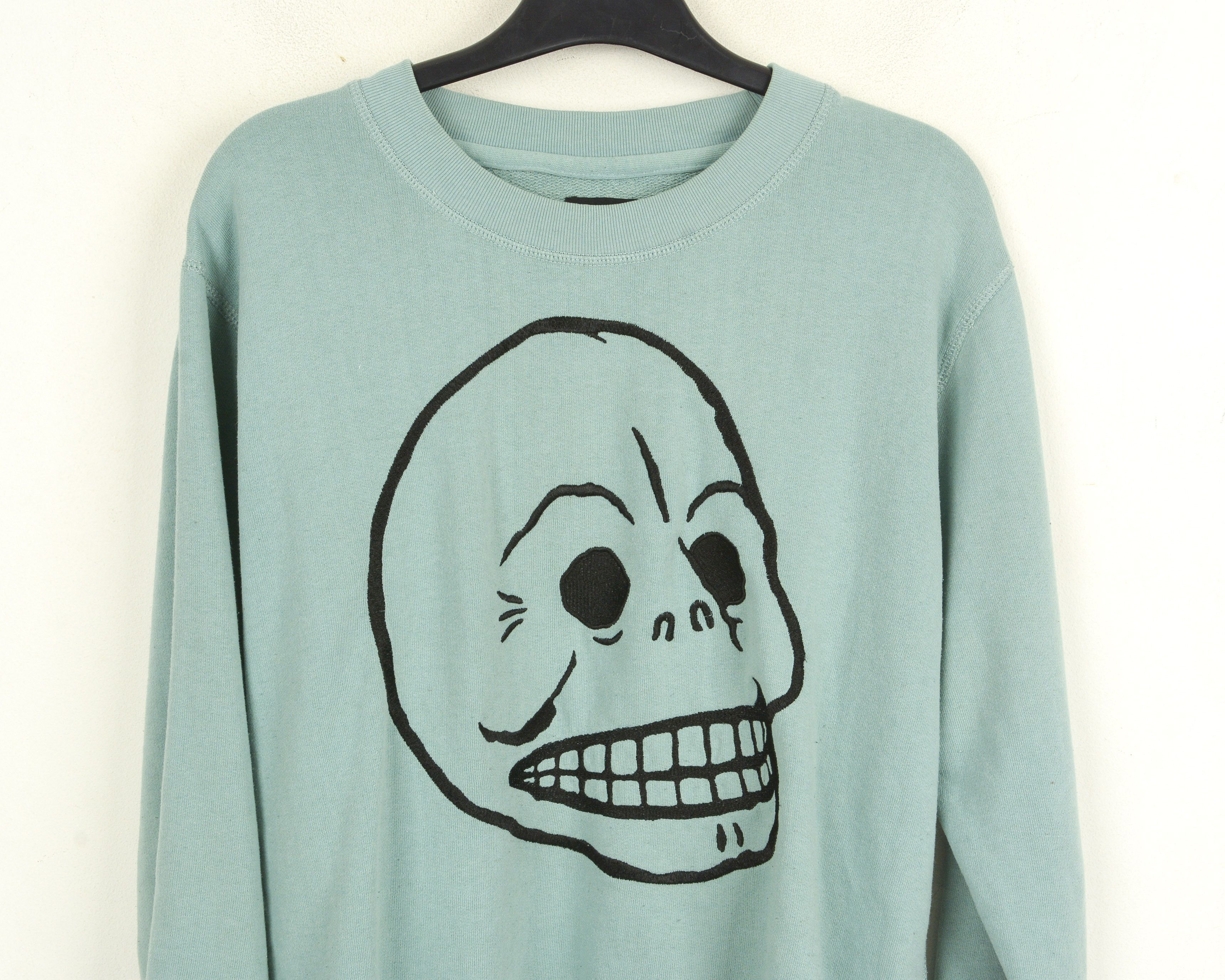 Cheap Monday Women M Sweatshirt Sweater Pullover Jumper Logo Blue Top Size M / US 6-8 / IT 42-44 - 2 Thumbnail