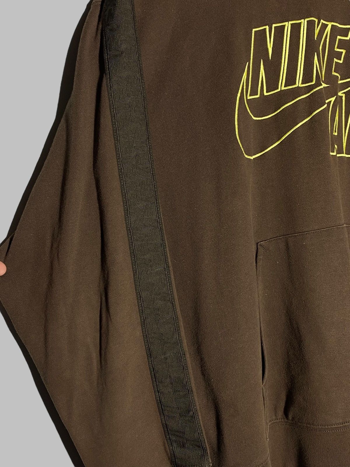 Nike 🔥 VINTAGE 2000s NIKE AIR OVERSIZED HOODIE TRAVIS SCOTT VIBES Size US L / EU 52-54 / 3 - 7 Thumbnail