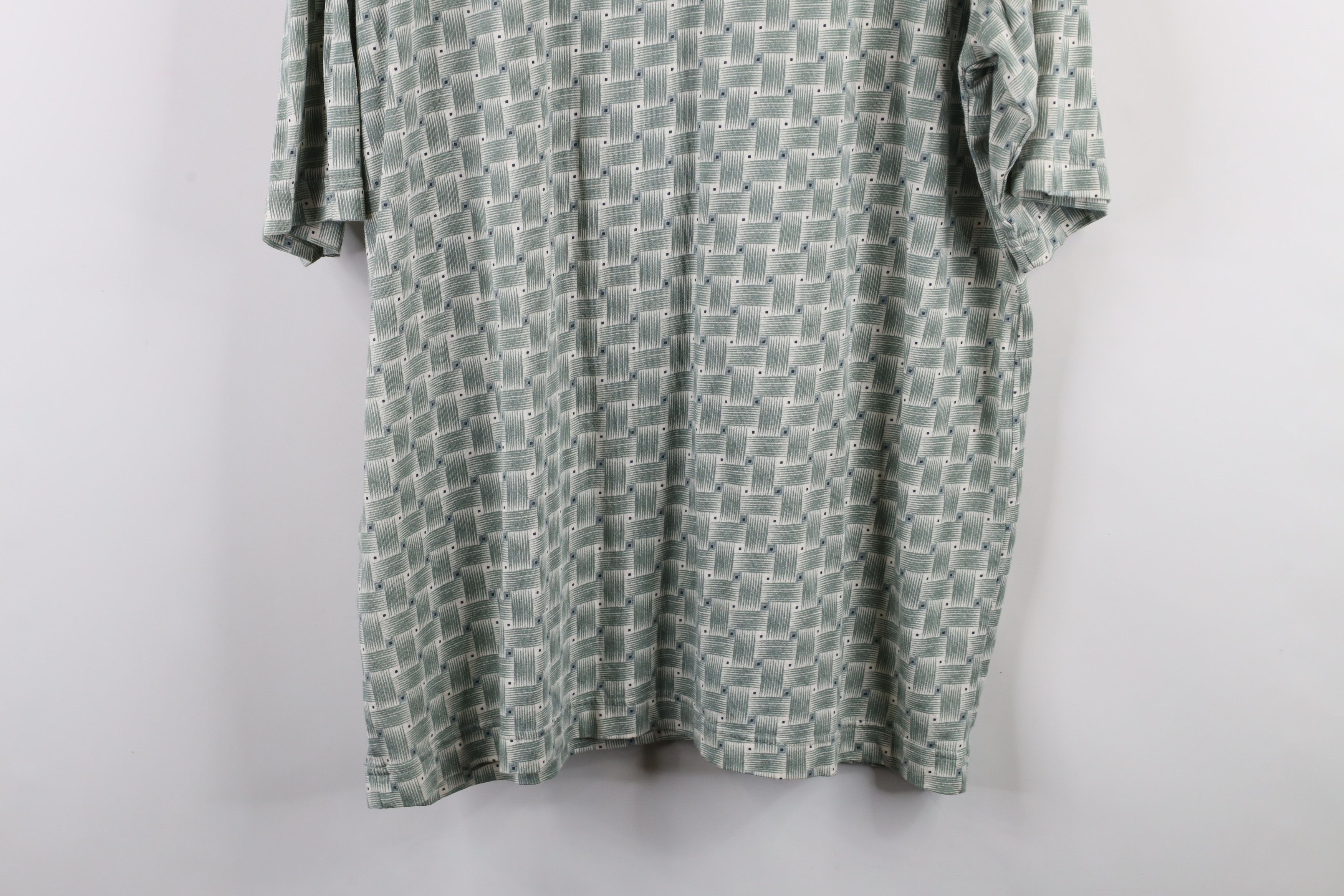 Vintage Vintage 90s Streetwear Blend Cross Weave Collared Polo Shirt Size US L / EU 52-54 / 3 - 8 Thumbnail
