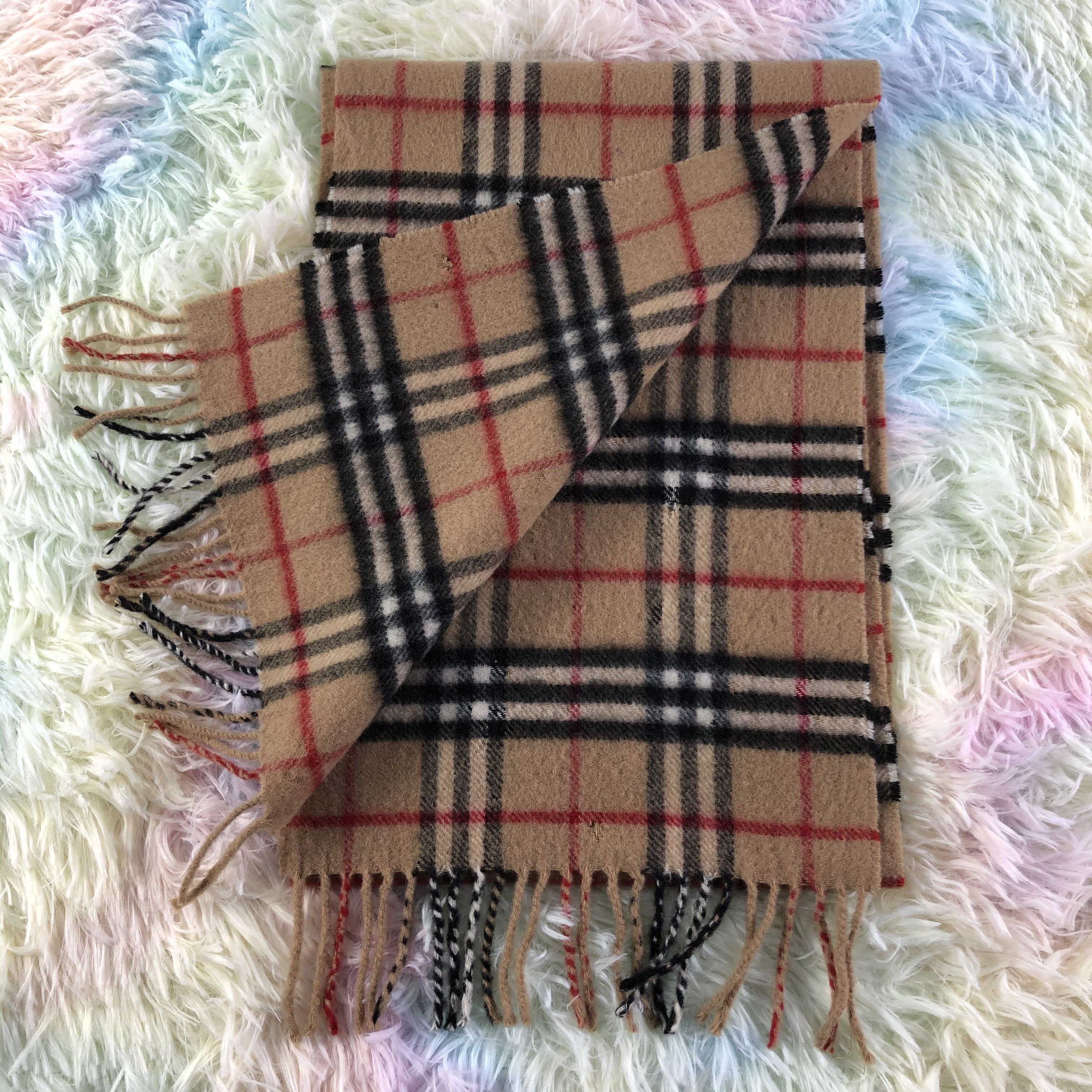 Burberry × Vintage Burberry Scarf / Muffler / Neckwear - KM373 Size ONE SIZE - 9 Thumbnail