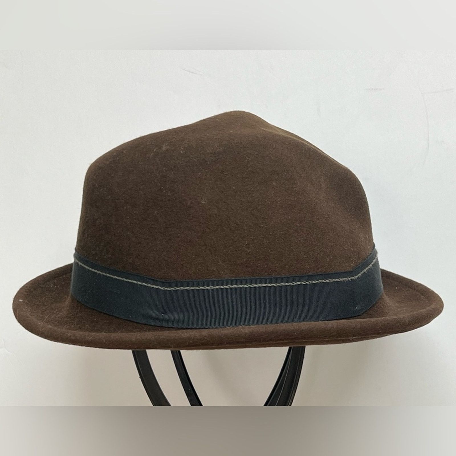Goorin Bros. Goorin Bros Brown Wool Fedora Hat XL 100% Wool MADE IN USA Size ONE SIZE - 4 Thumbnail