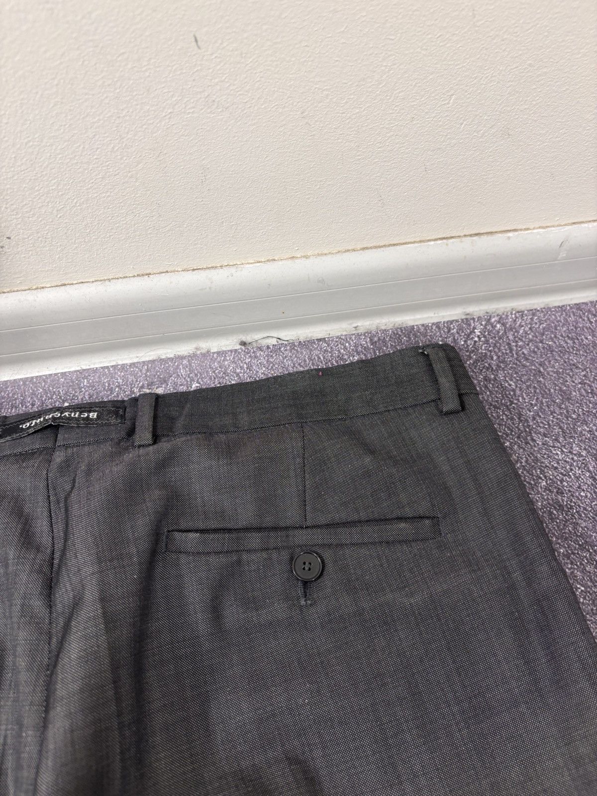 BENVENUTO. Benvenuto Fabrizio Men’s 2-Piece 4 Seasons Grey Wool Suit Size 42R - 25 Thumbnail