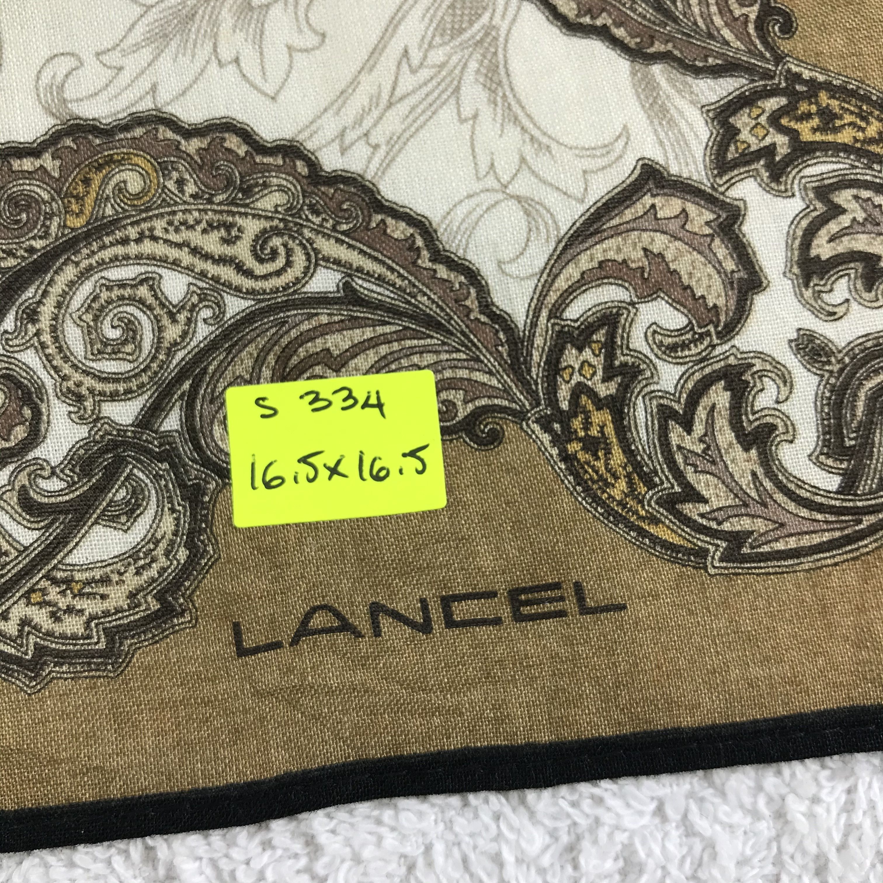 Lancel × Vintage Lancel Bandana / Handkerchief / Neckerchief - S334 Size ONE SIZE - 5 Thumbnail