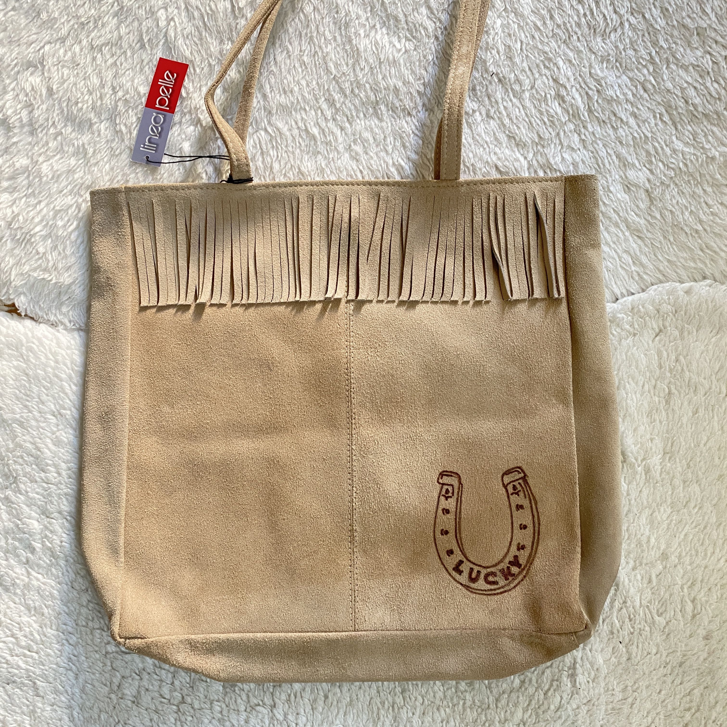 Other Hand-Burned Suede Tote Bag – One-of-One Custom Design Size ONE SIZE - 6 Thumbnail