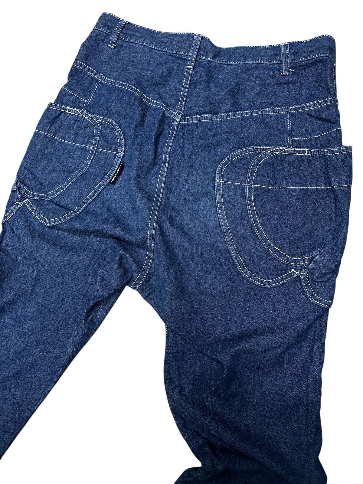 Kapital Mericbecoup Issey Miyake Blue Indigo . Size US 32 / EU 48 - 8 Thumbnail