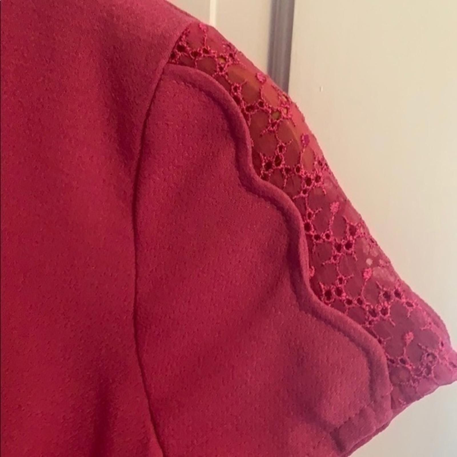 Designer Esley Boutique Lace Short Sleeve dress Size S / US 4 / IT 40 - 4 Thumbnail
