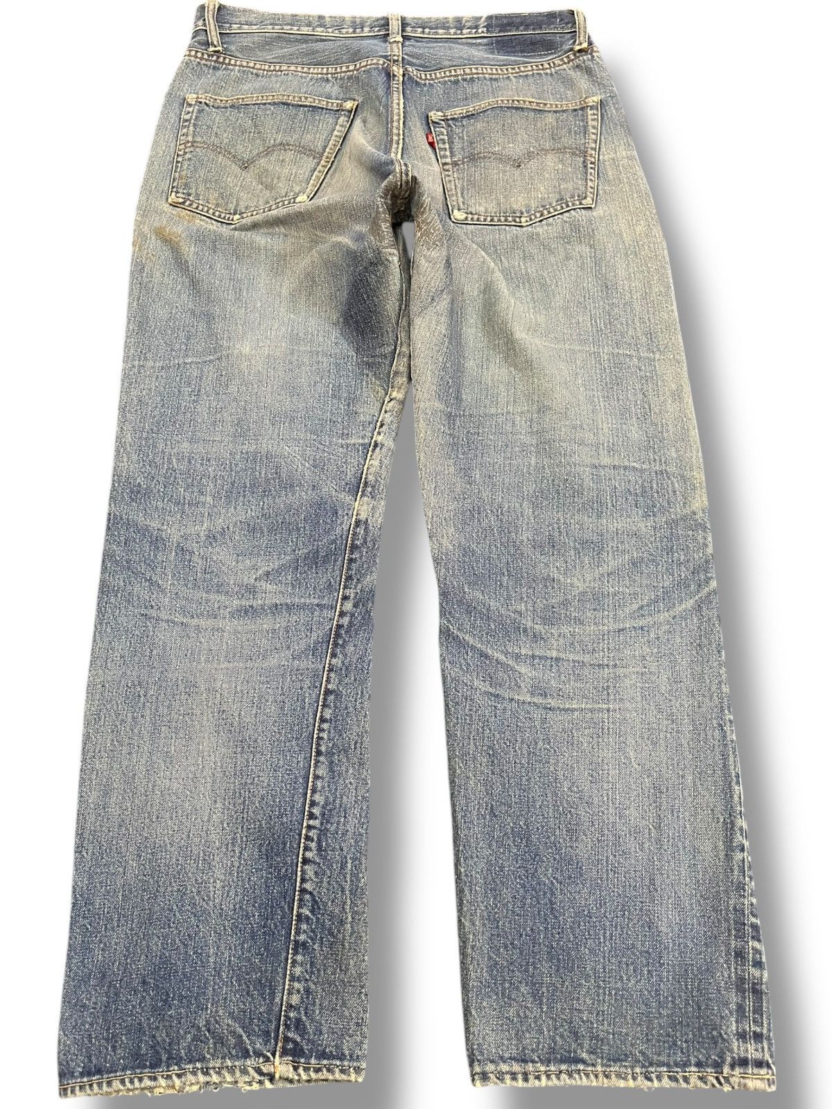 Levi's Vintage 60’s Levi’s 501 Big E Stamp Button No.6 Selvedge Size US 33 - 7 Thumbnail