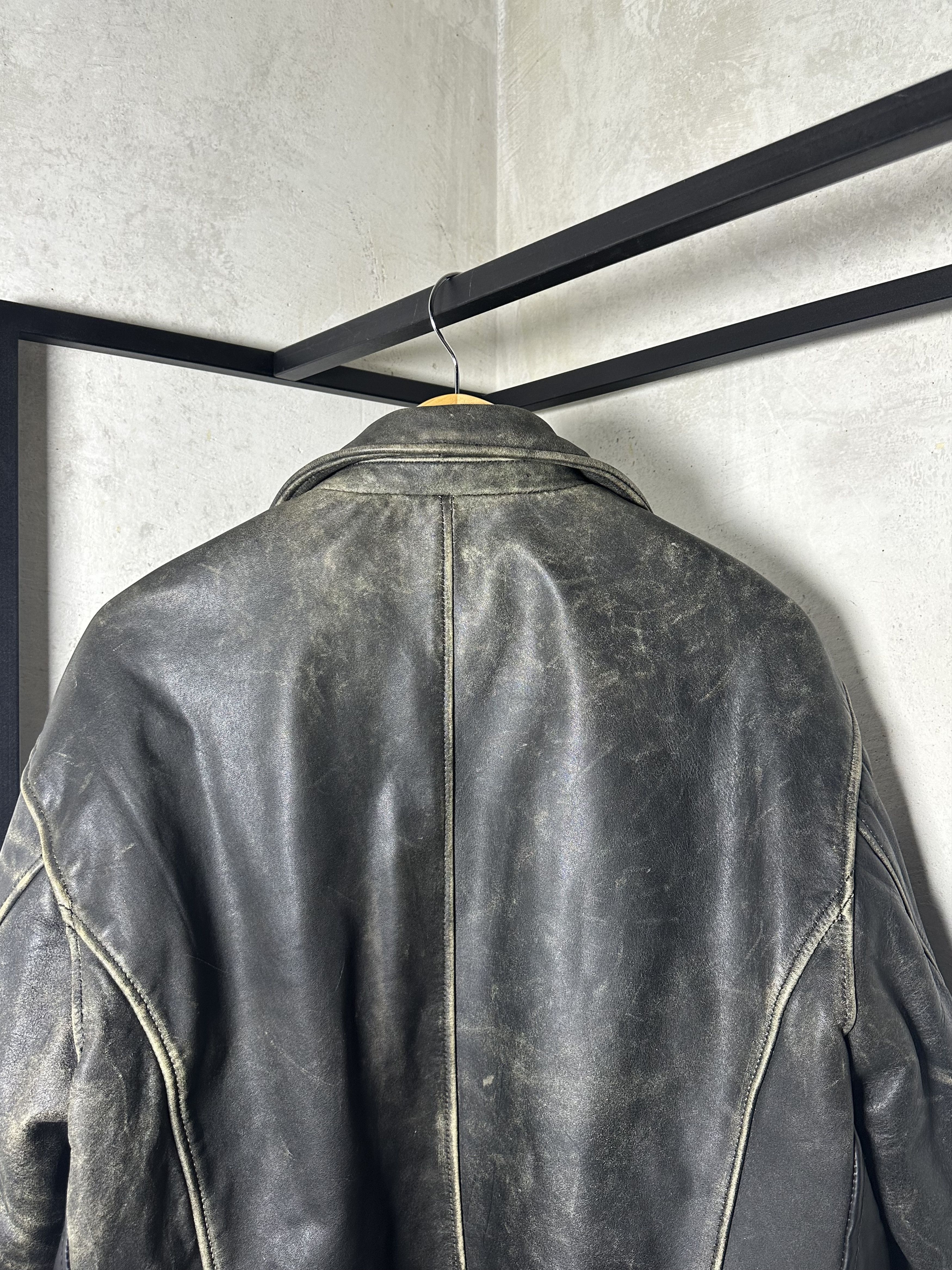Genuine Leather Genuine Leather Biker Jacket Size US XL / EU 56 / 4 - 16 Thumbnail