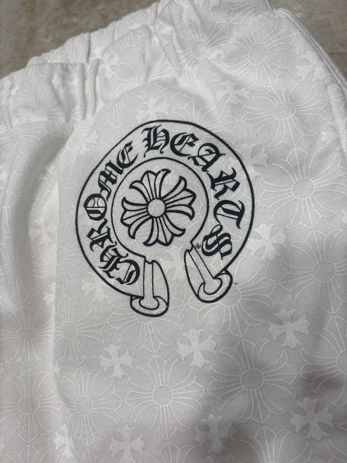 Chrome Hearts White Chrome Hearts Sweatpants Size US 34 / EU 50 - 2 Thumbnail