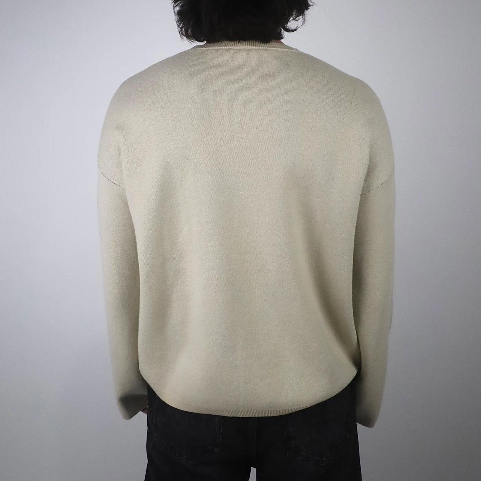 Other Unisex Cream and Black Sweater Size US M / EU 48-50 / 2 - 8 Thumbnail