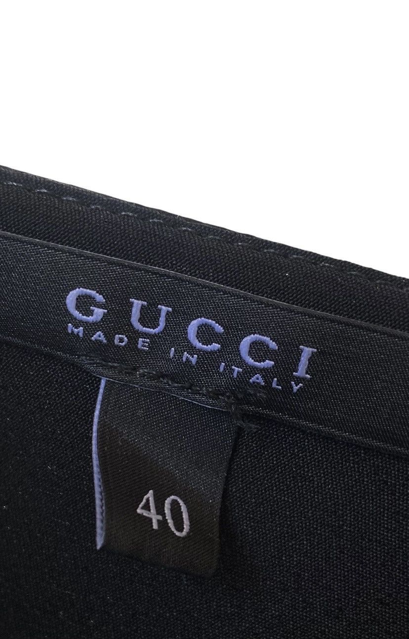 Gucci Robe asymétrique à détail noué en noir Size S / US 4 / IT 40 - 6 Thumbnail