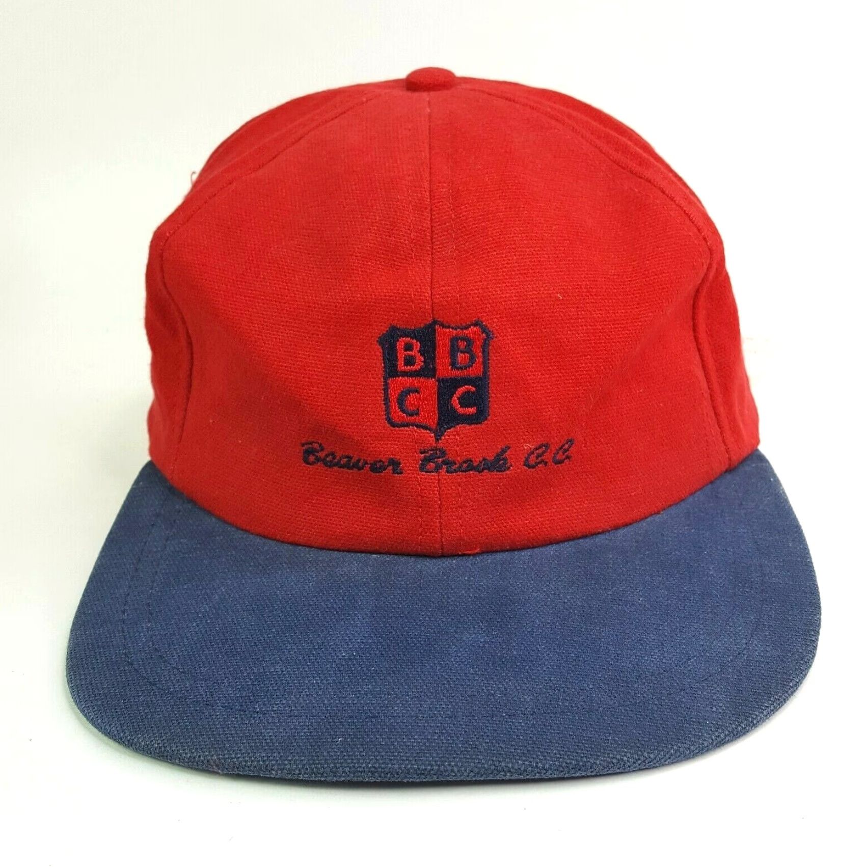 Vintage VINTAGE Firethorn Beaver Brook Country Club Snapback Adjustable Golf Hat Cap Mens Red 90s Baseball Cap Size ONE SIZE - 2 Thumbnail