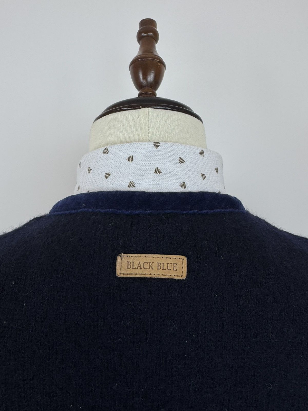 Other Vintage Black Blue Casual wear wool cardigan sailor style Size US XL / EU 56 / 4 - 6 Thumbnail