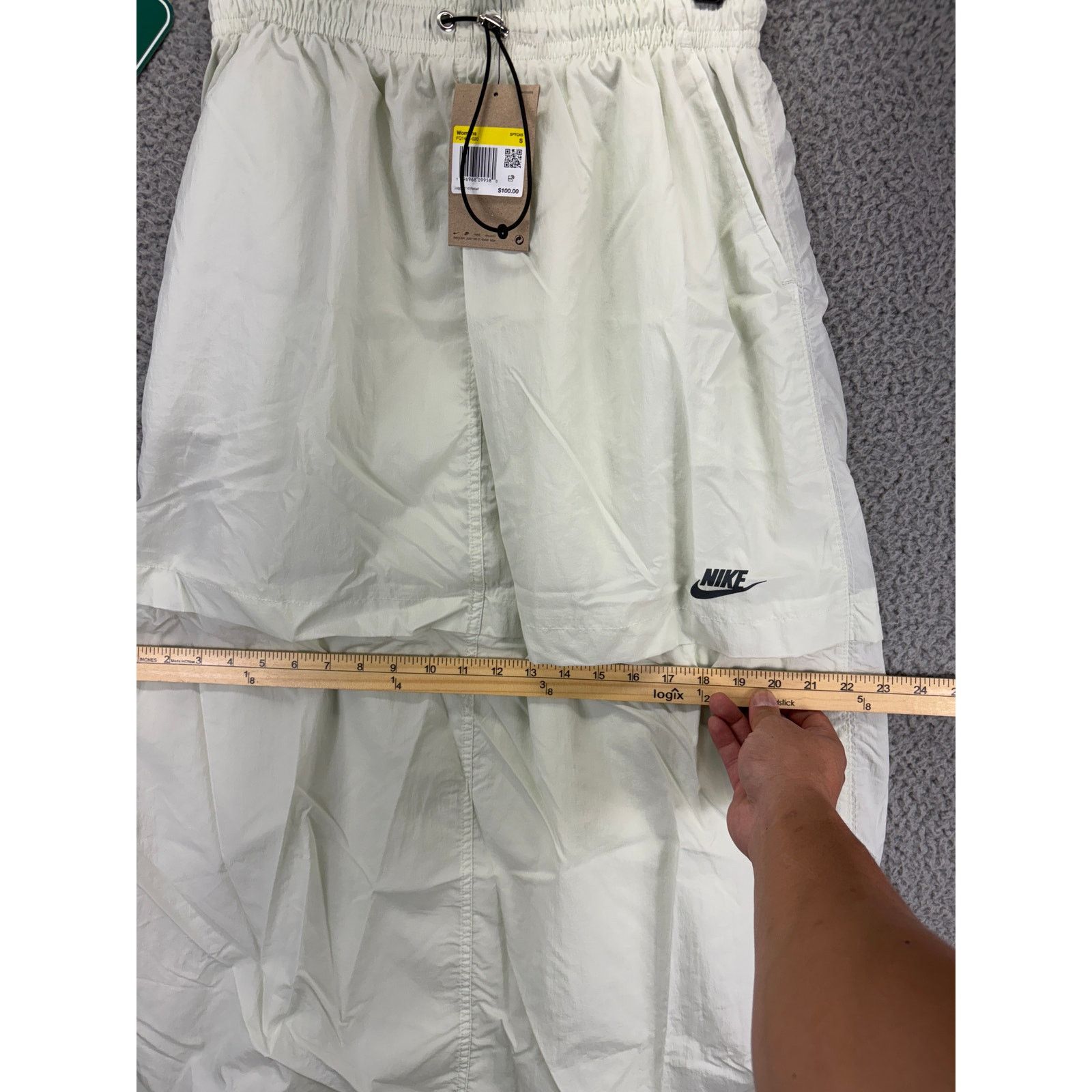 Nike Nike Sport Utility Woven Cargo Maxi Skirt Women Small White Size 27" / US 4 / IT 40 - 4 Thumbnail