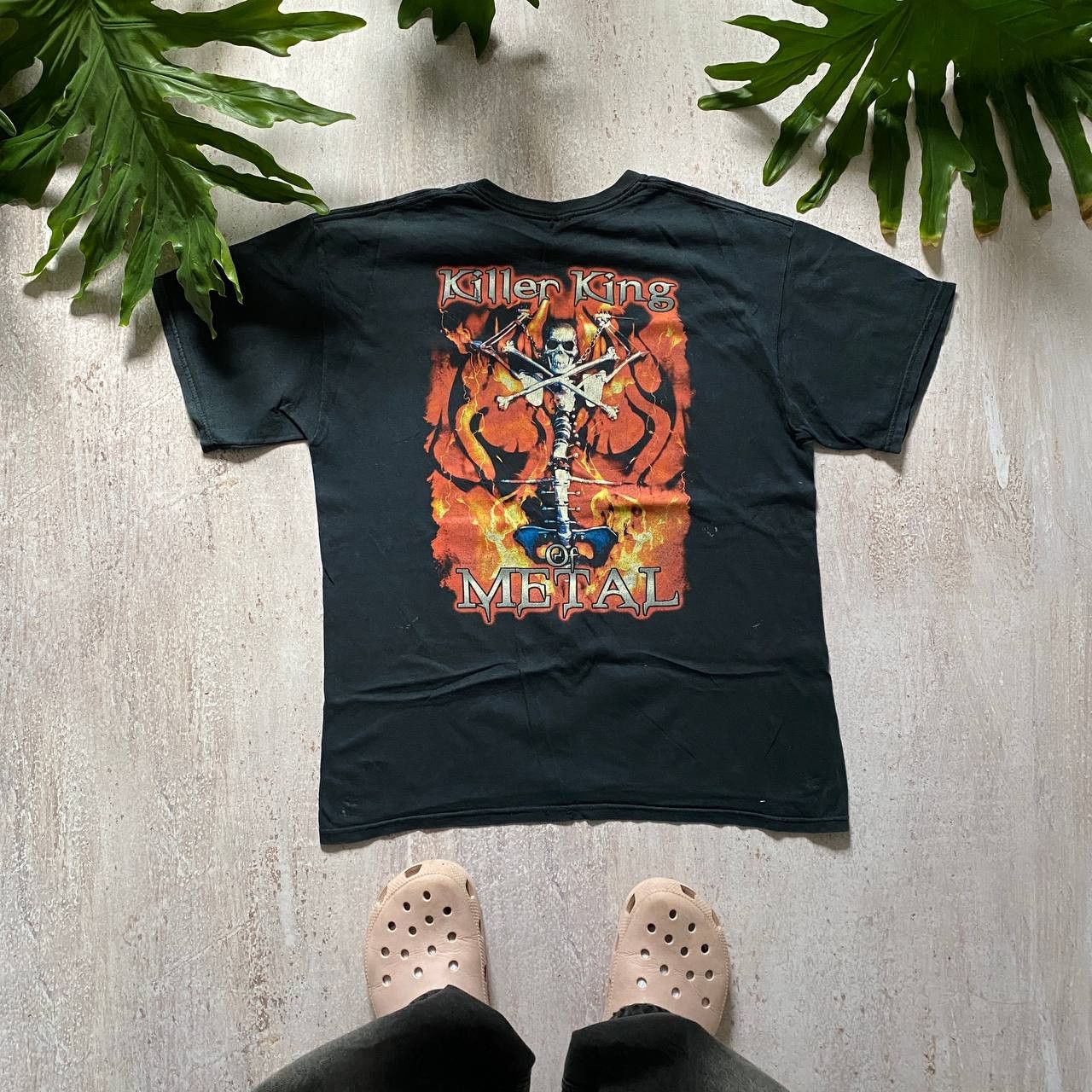 Band Tees VINTAGE 90S WASP KILLER KING OF METAL THRASHED RARE TEE 172 Size US L / EU 52-54 / 3 - 2 Thumbnail