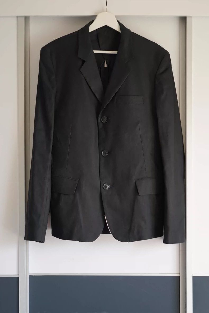 Yohji Yamamoto Yohji Yamamoto size 3 16ss agent white line suit 2501-Nexta Size 38R - 1 Thumbnail