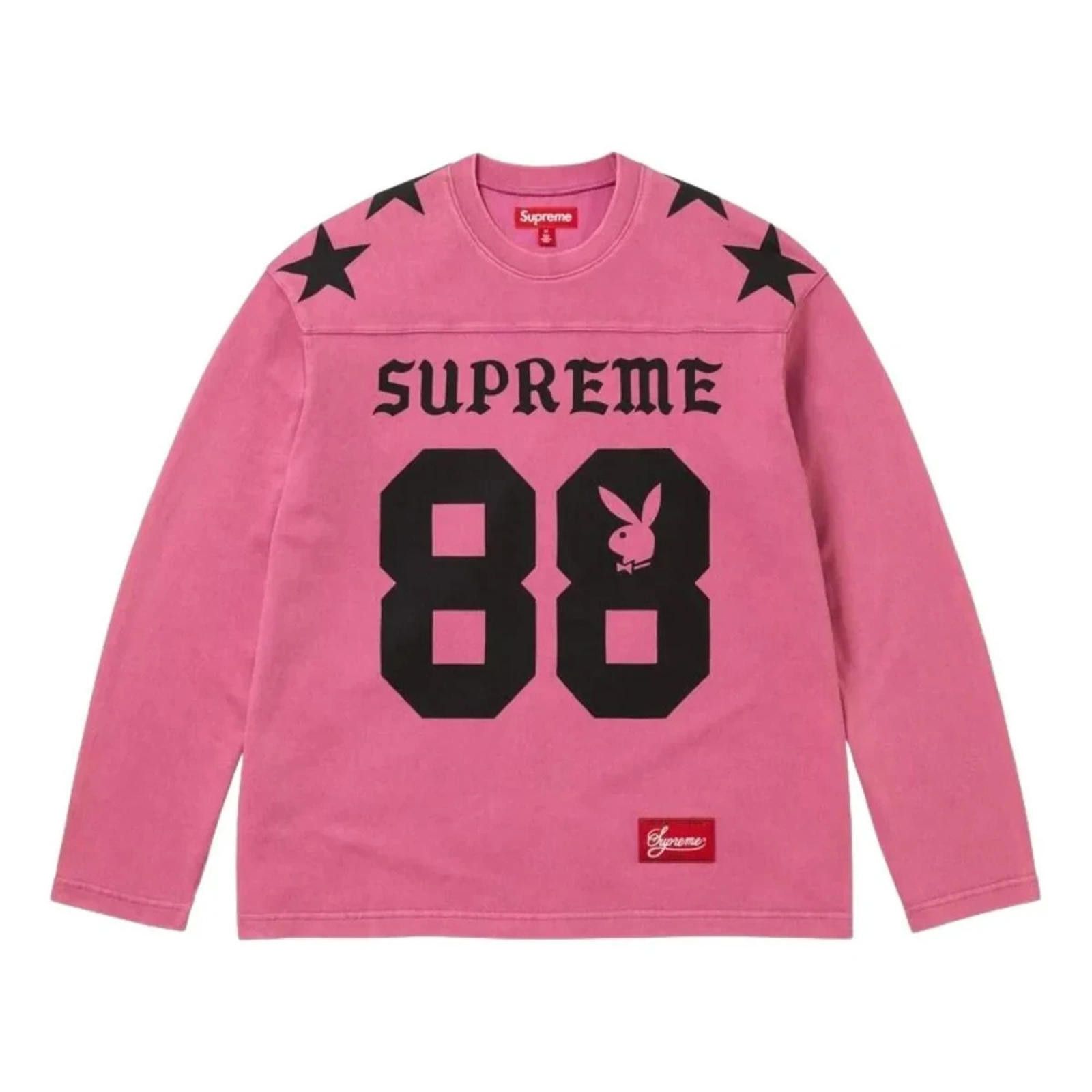 Supreme SS26 Supreme Playboy L/S Football Top Pink M Size US M / EU 48-50 / 2 - 1 Thumbnail