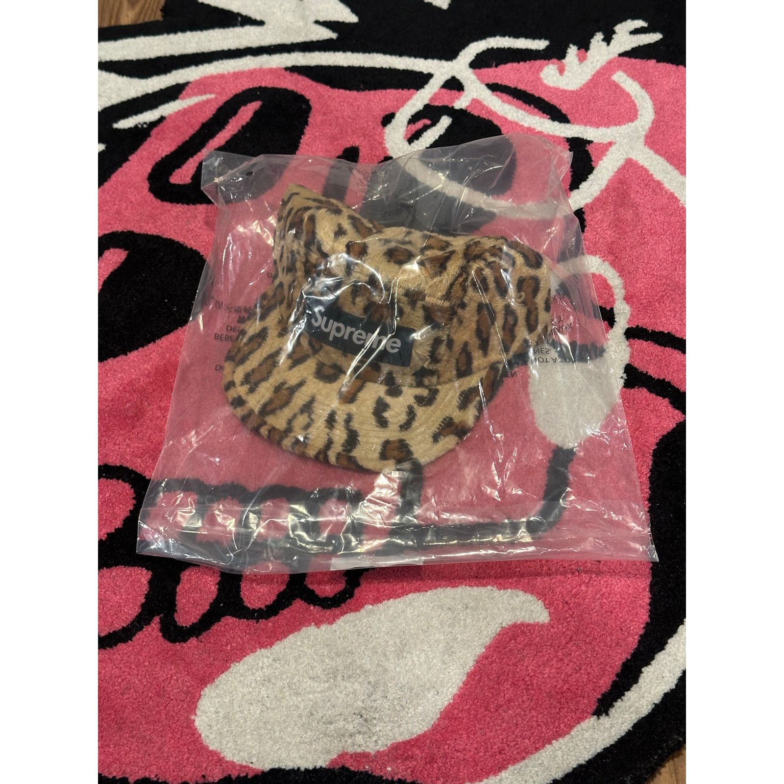 Supreme GOODENOUGH Crushed Rayon Camp Cap – Leopard (SS25)