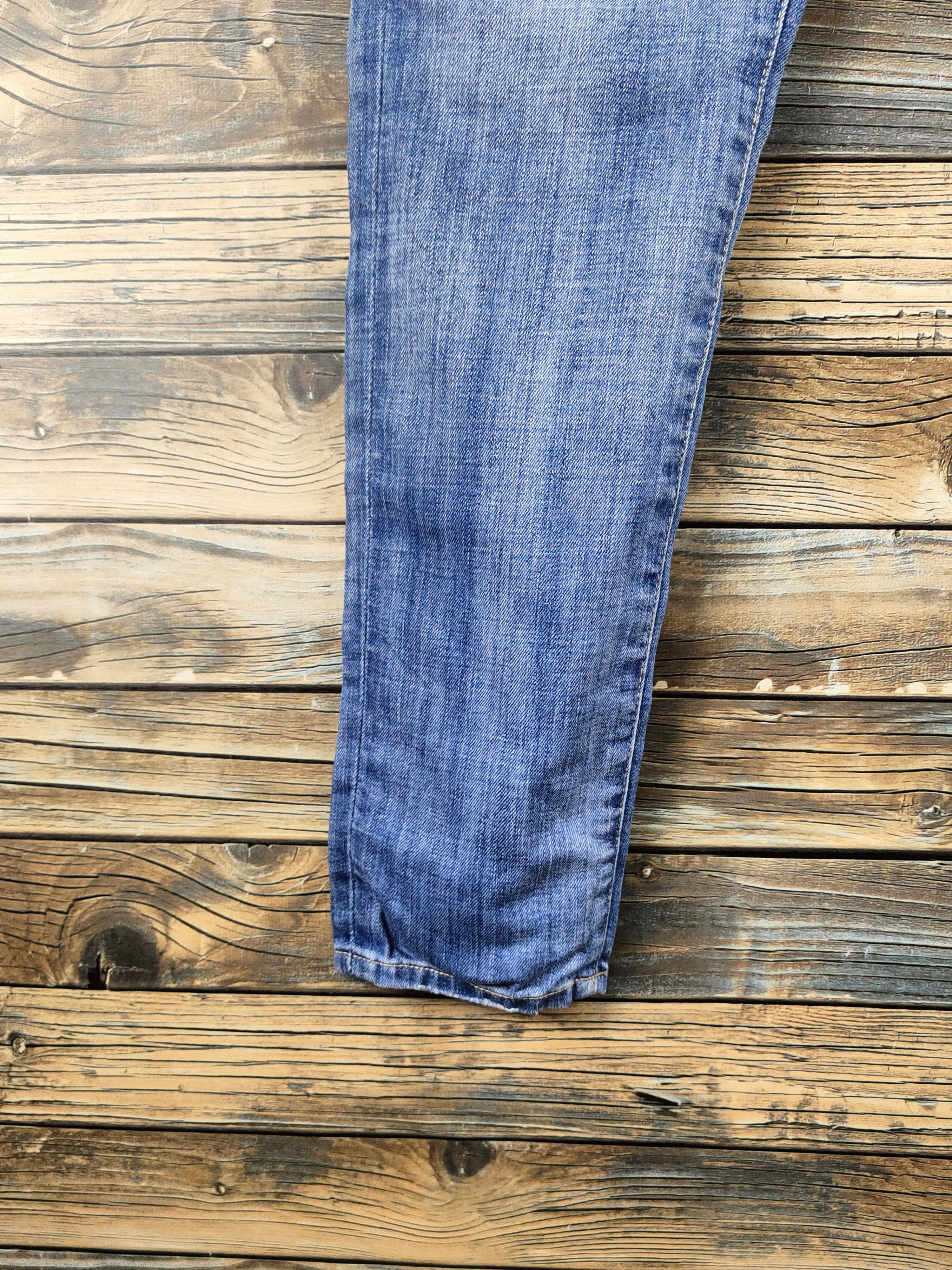 Polo Ralph Lauren Polo Ralph Lauren skinny Blue Ripped denim Jeans #46-901 Size US 31 - 4 Thumbnail