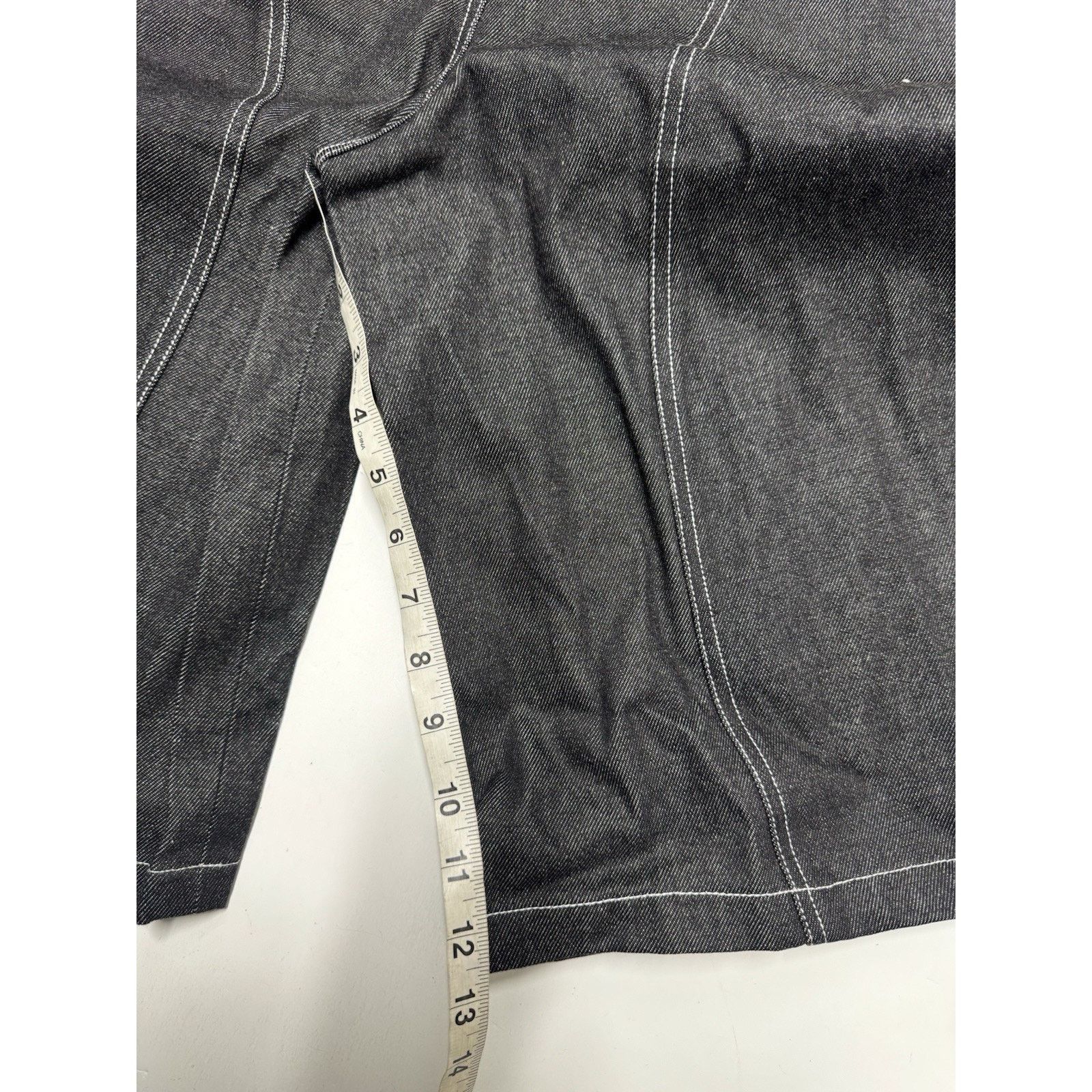 Other Rage 13 oz Black Japaneses Selvedge Denim Shorts Size US 32 / EU 48 - 5 Thumbnail