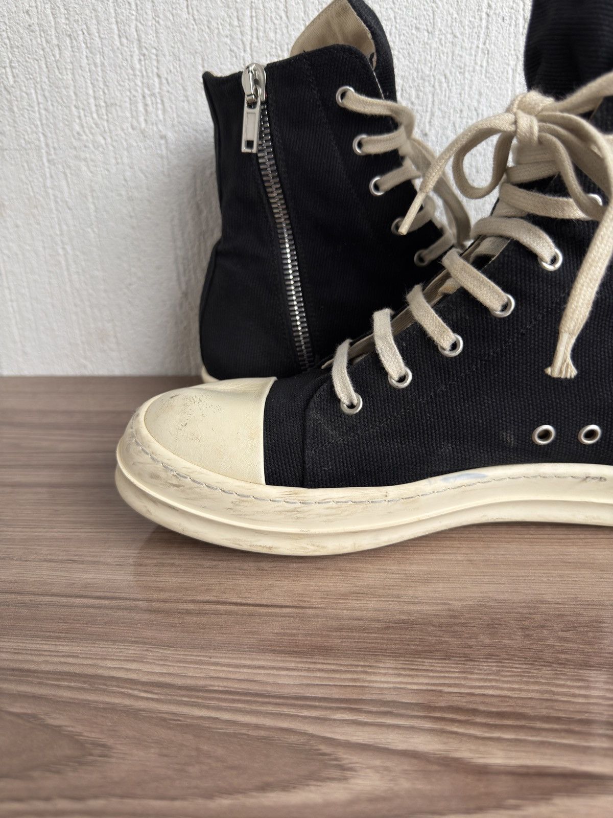 Rick Owens Drkshdw Canvas drkshdw Ramones Size US 10.5 / EU 43-44 - 16 Thumbnail