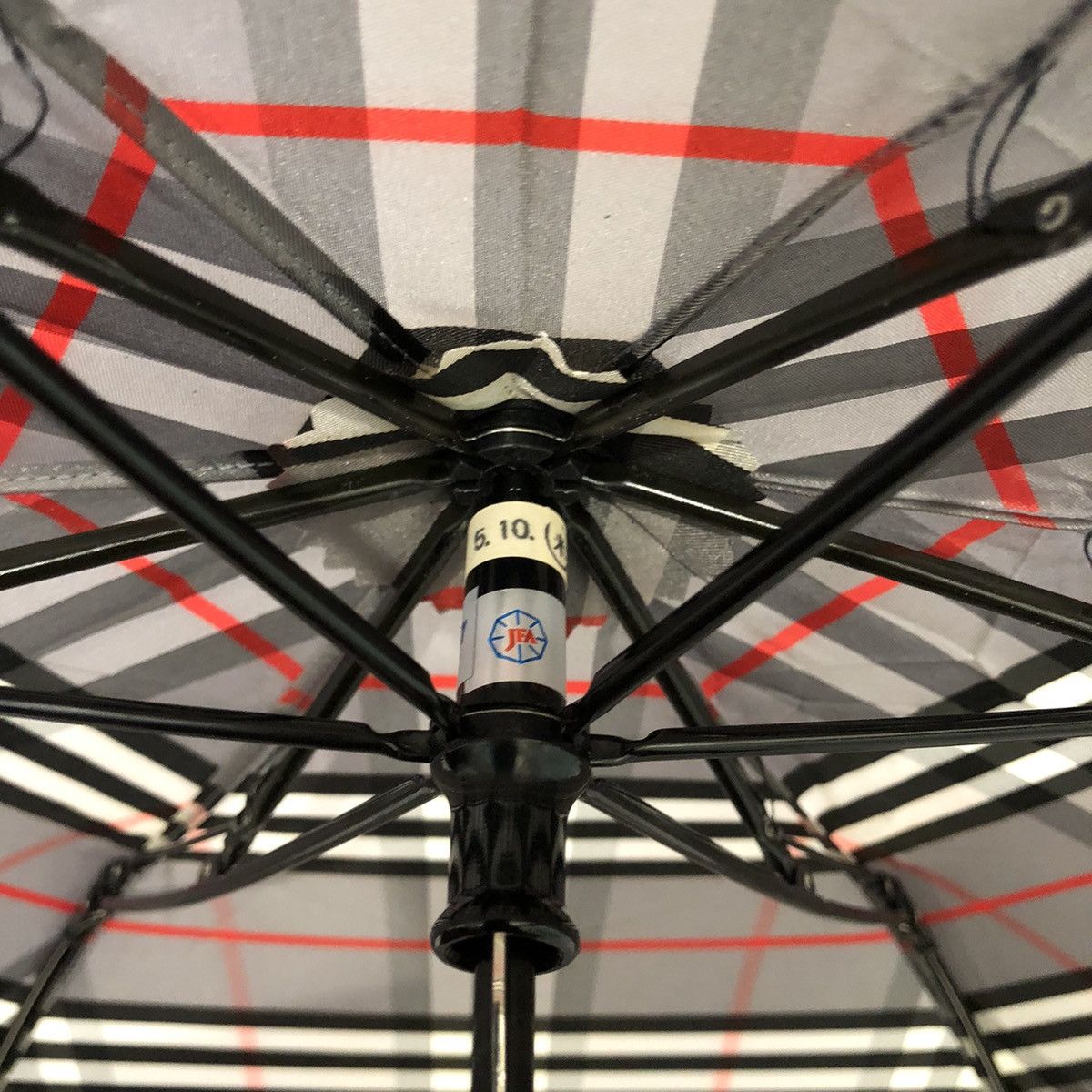 Burberry Burberry's Checked Novacheck Waterproof Folding Umbrella Size ONE SIZE - 8 Thumbnail