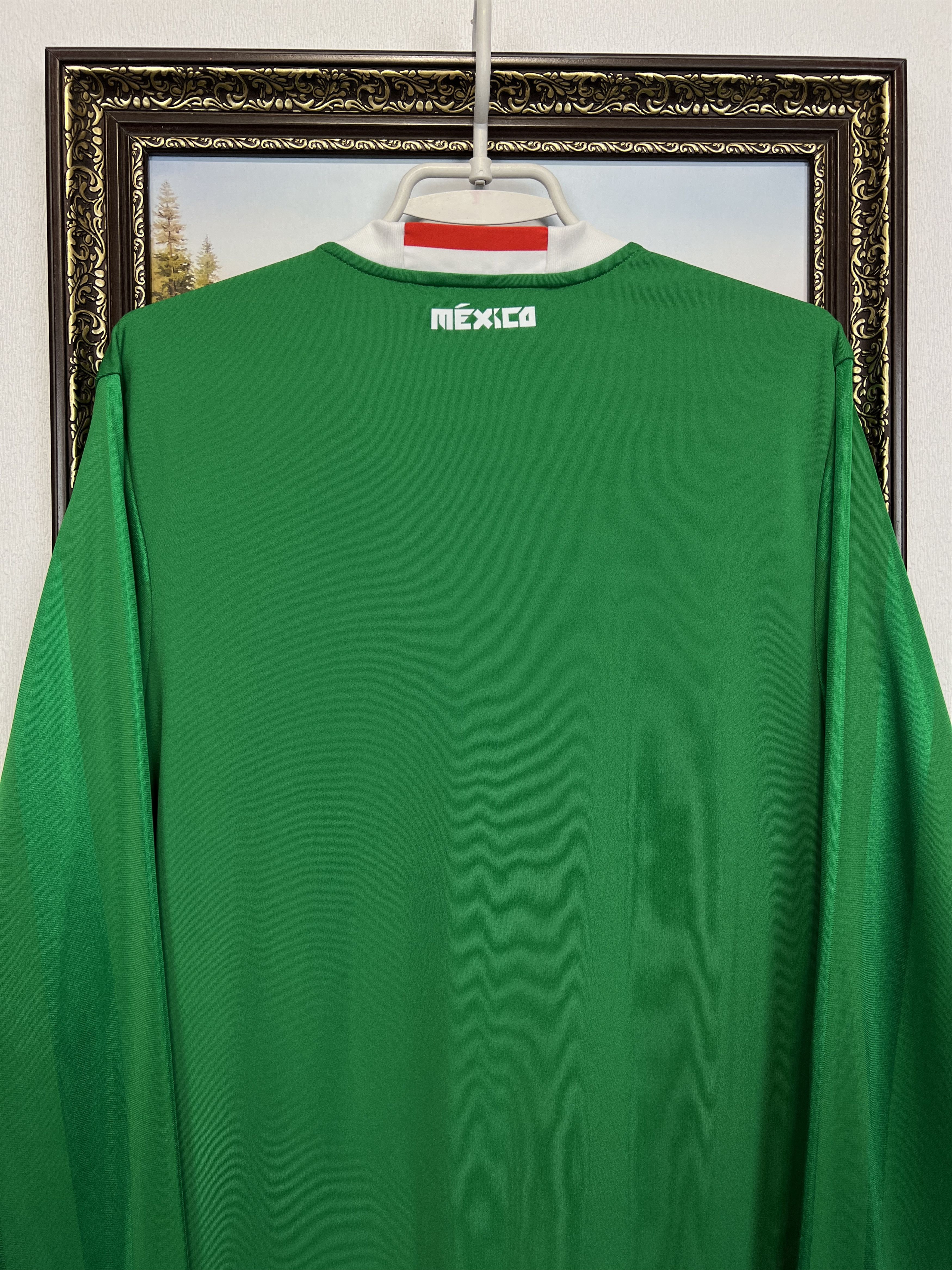 Adidas Mexico Home football shirt Soccer Long Sleeve Jersey Trikot Size US M / EU 48-50 / 2 - 9 Thumbnail
