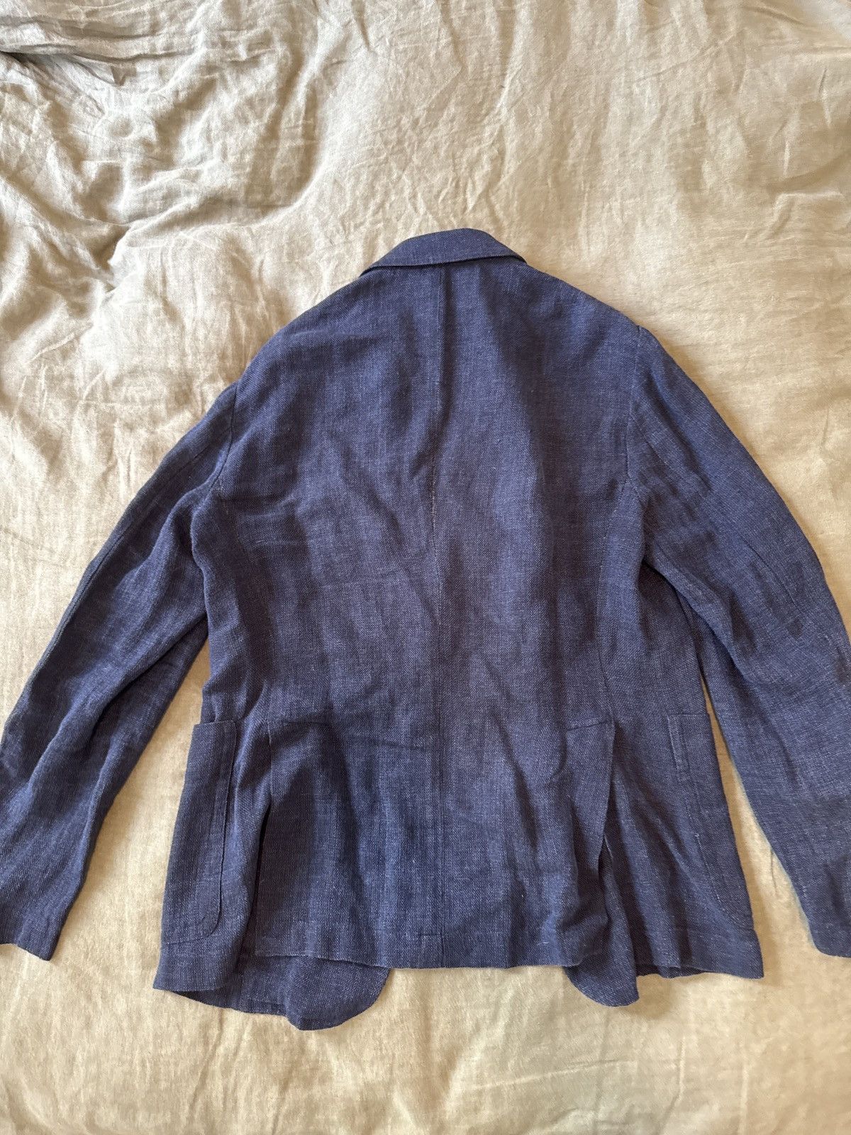 Barena Venezia Barena Venezia Linen Blazer Size 48R - 2 Thumbnail
