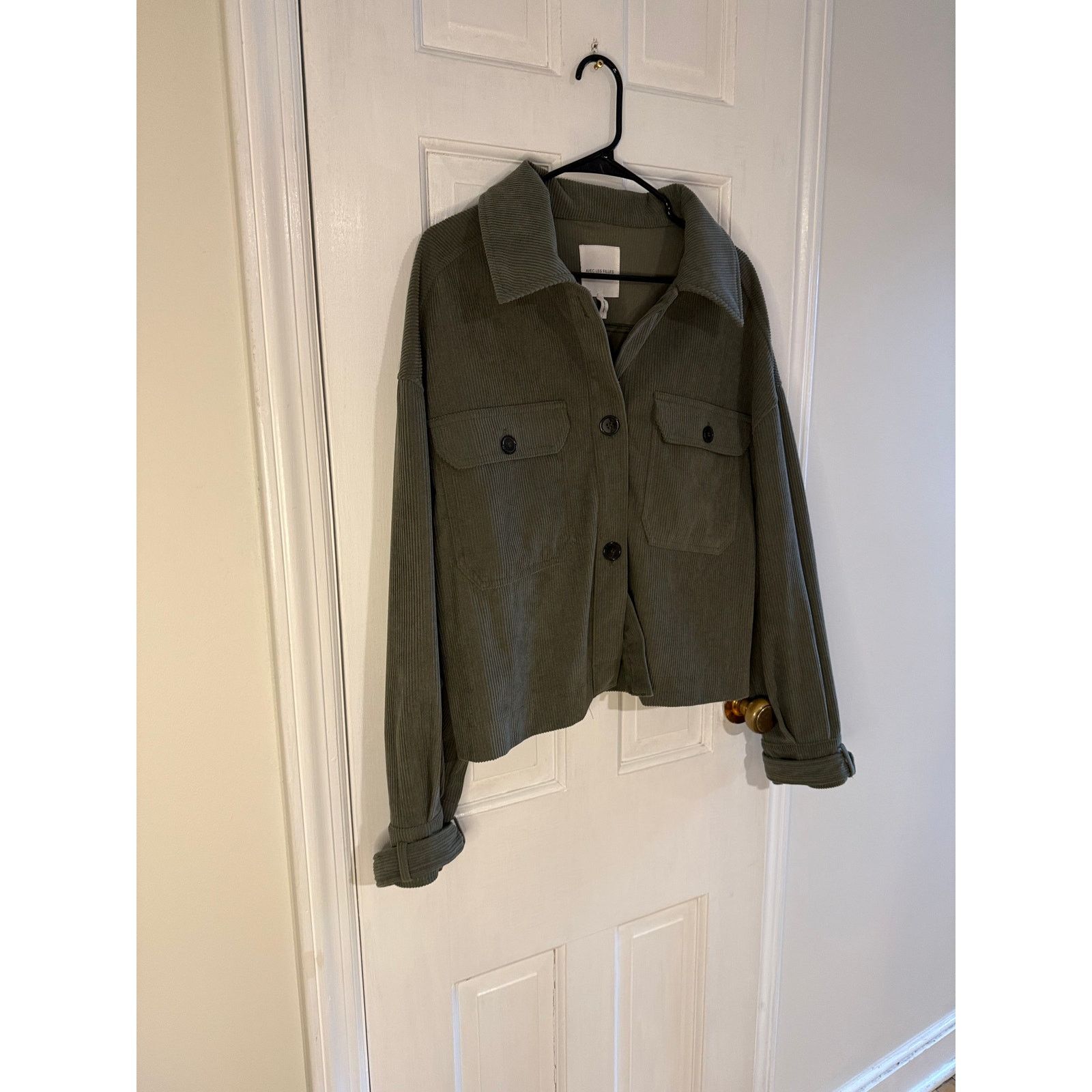 AVEC LES FILLES Avec Les Filles Green corduroy Jacket - Size Large Size S / US 4 / IT 40 - 4 Thumbnail