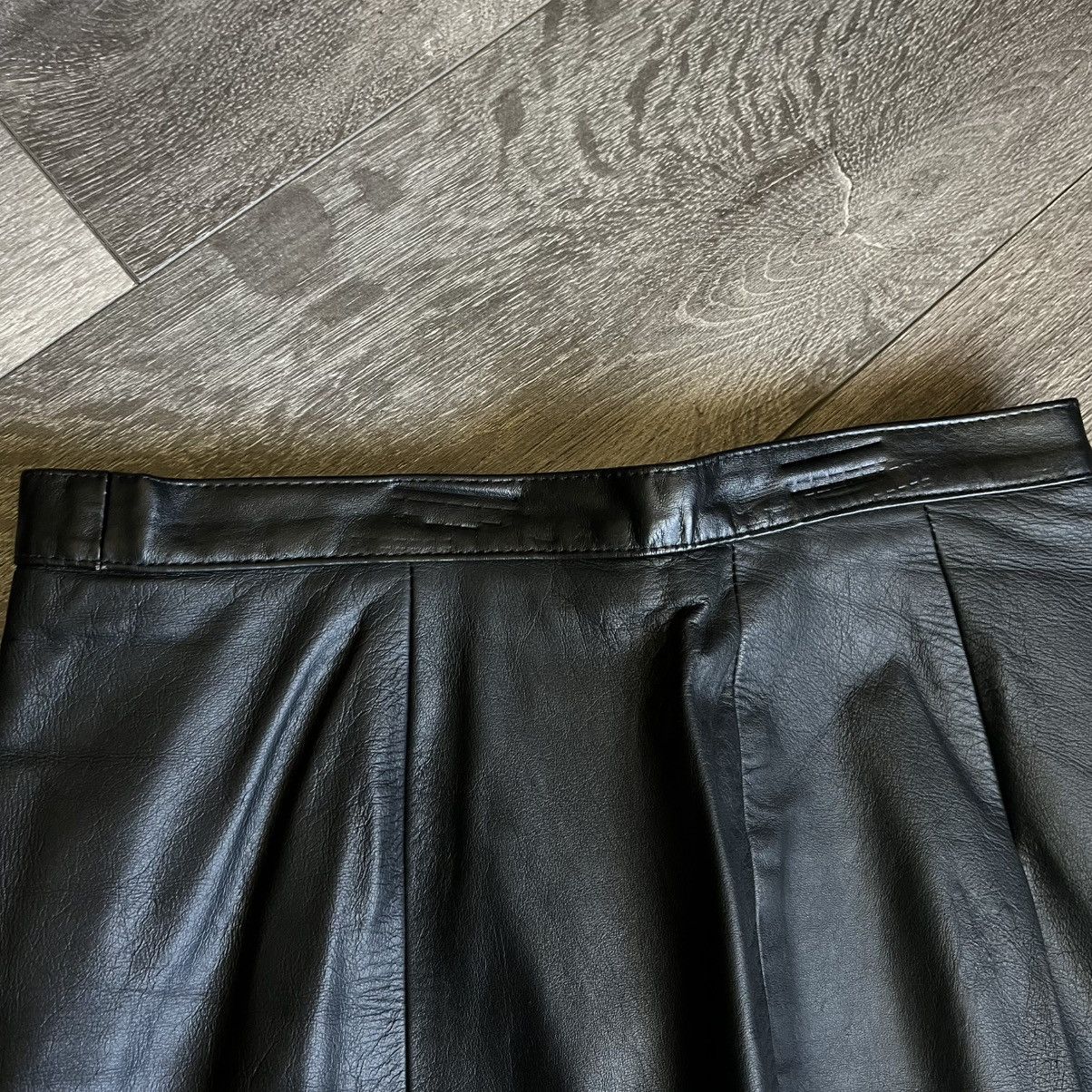 Genuine Leather Vintage Phoenix USA Frontier Collection Pig Leather Skirt Size 26" / US 2 / IT 38 - 4 Thumbnail