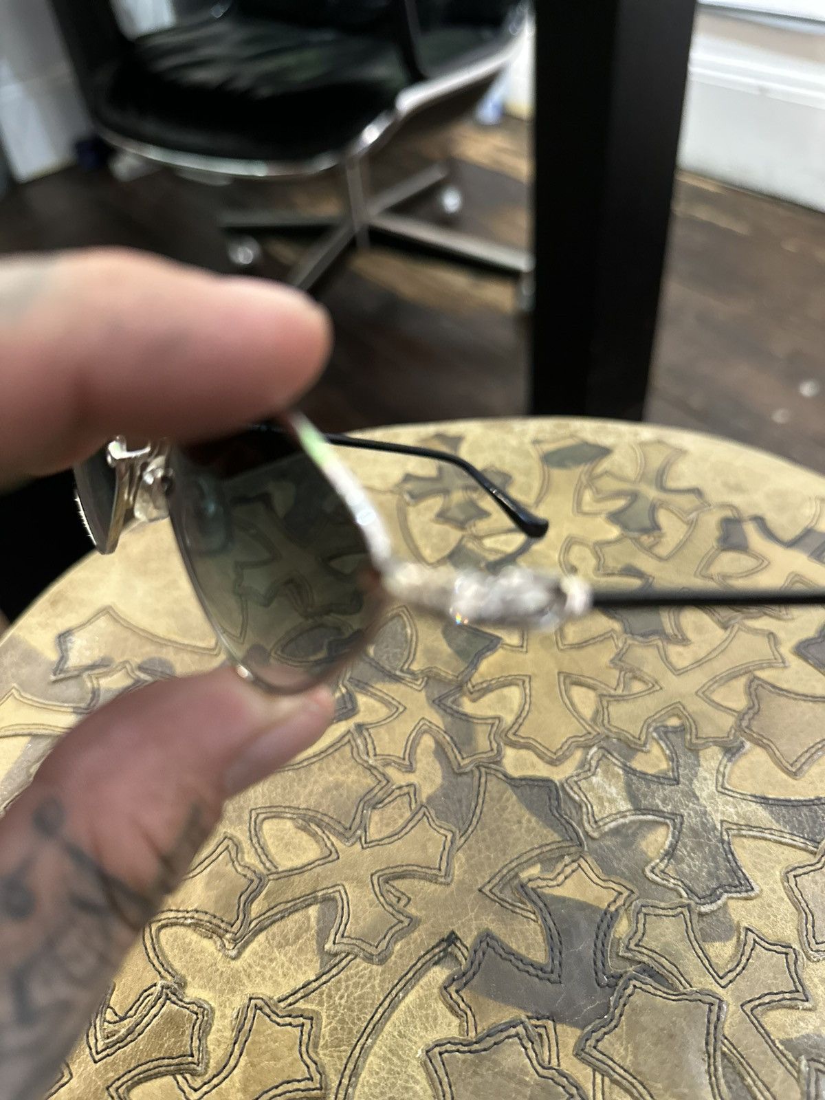 Chrome Hearts Chrome hearts DIAMOND DOG SUNGLASSES NEW Size ONE SIZE - 7 Thumbnail