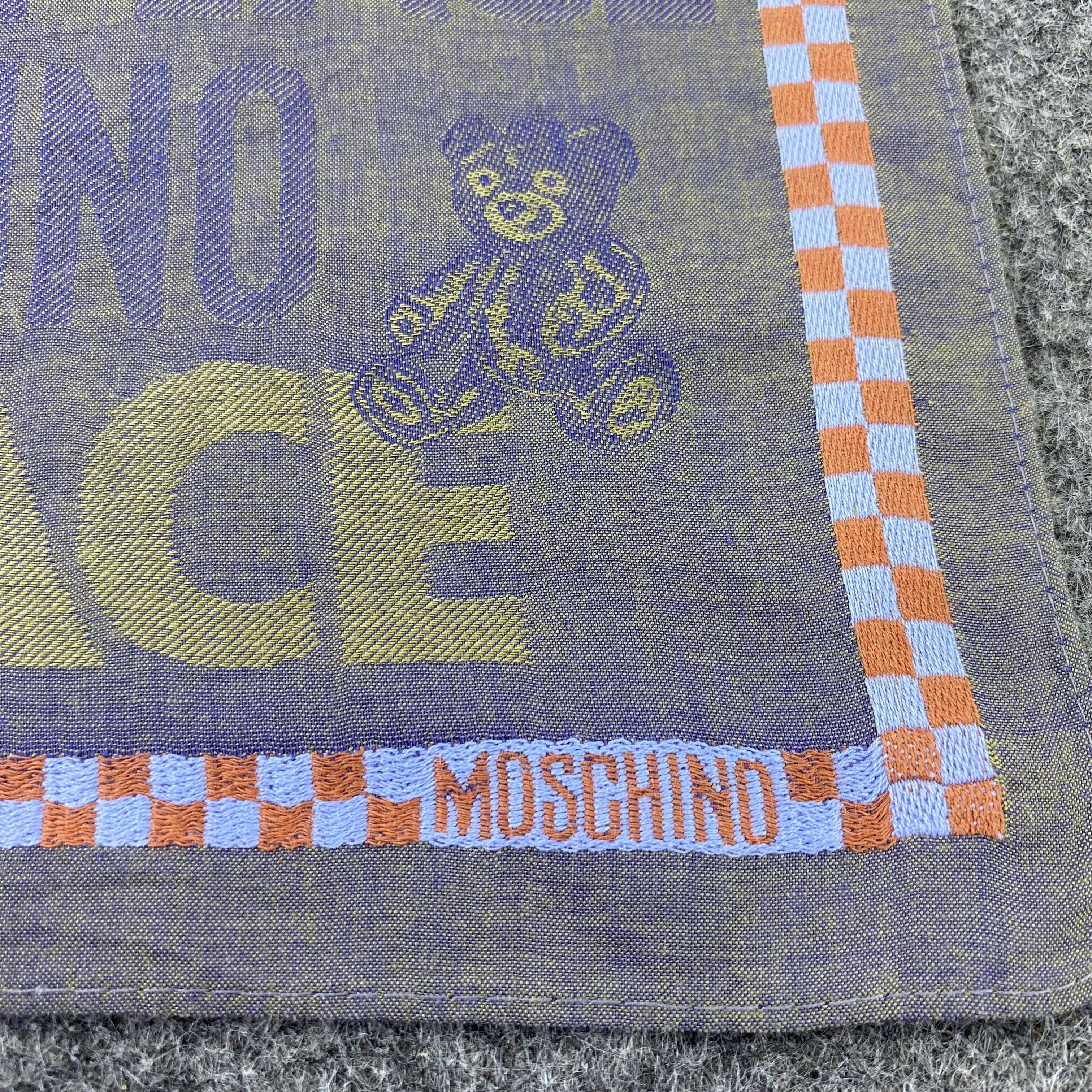 Moschino × Vintage Vintage Moschino Handkerchief / Bandana / Neckerchief-B1156 Size ONE SIZE - 5 Thumbnail