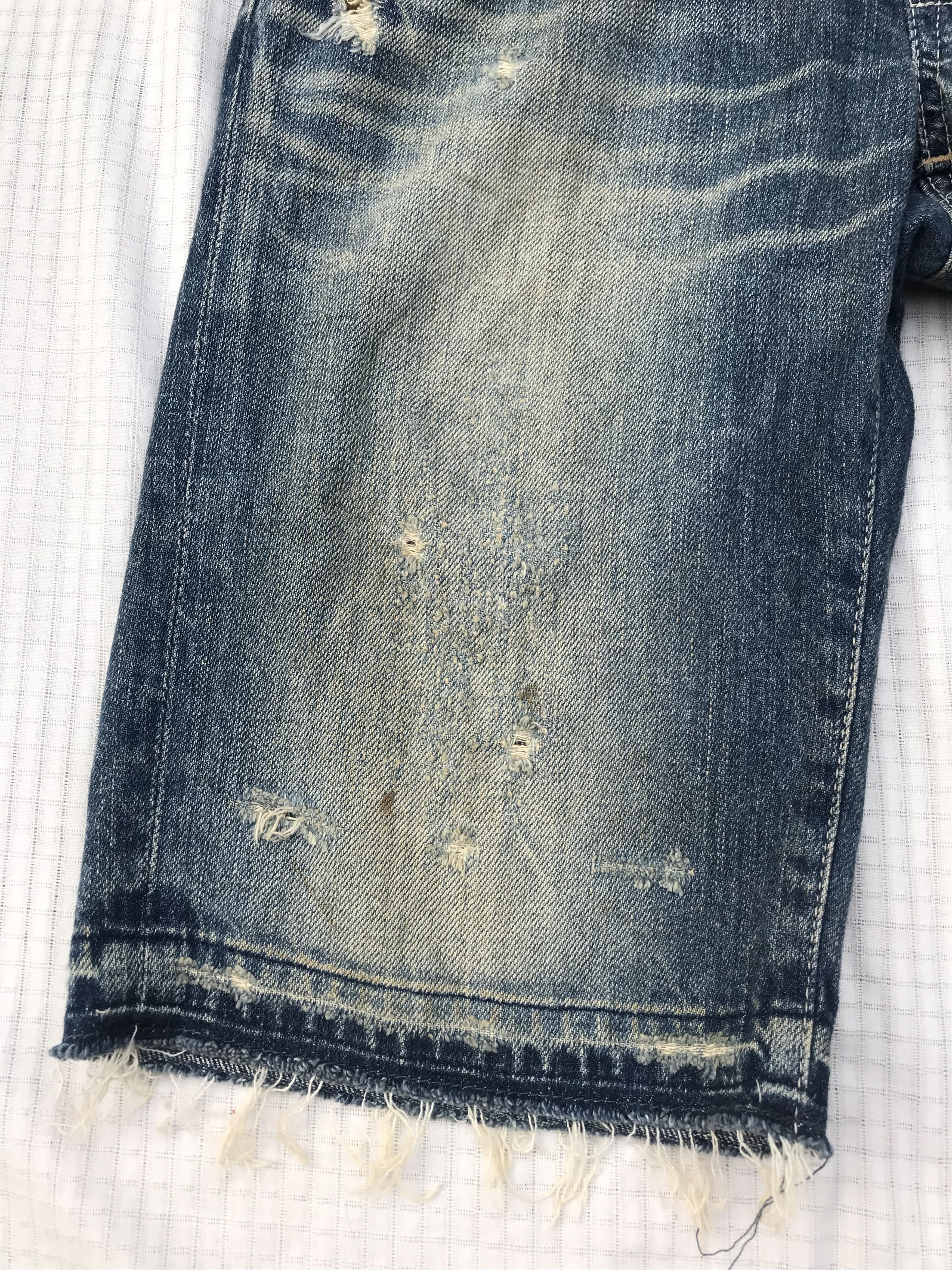 Hysteric Glamour × Japanese Brand (P83) Hysteric Glamour Denim Overall Bib Shorts Sz M Size 30" / US 8 / IT 44 - 8 Thumbnail