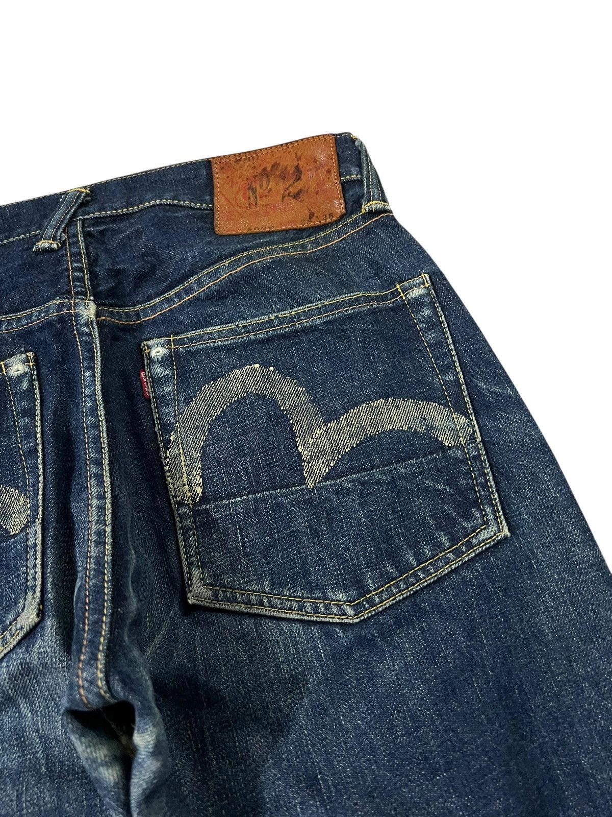 Evisu Vintage Evisu Seagull Lot 2000 No 2 Distress Selvedge Jean Size US 28 / EU 44 - 18 Thumbnail