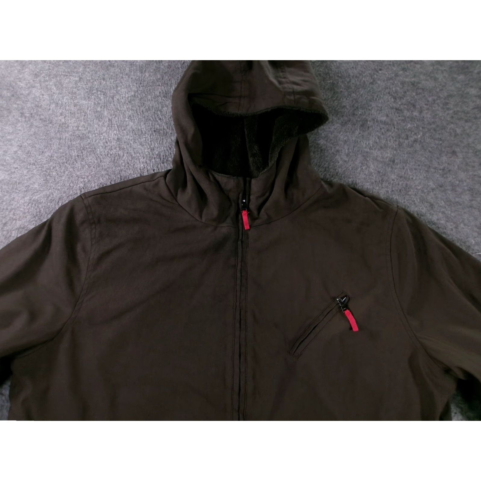 Weatherproof Weatherproof Parka Mens XL Brown Hooded Sherpa Lined Zipped Pockets Jacket Coat Size US XL / EU 56 / 4 - 2 Thumbnail