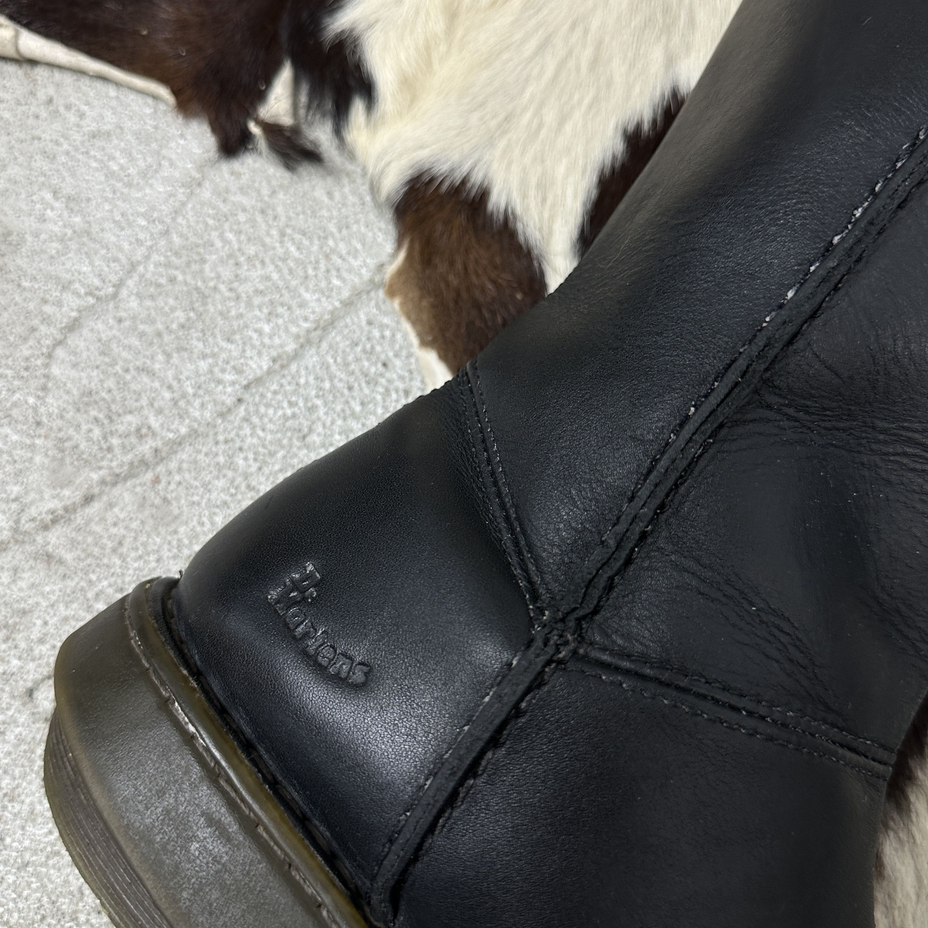 Vintage Vintage Avant Garde Y2K Martens Moto Leather Boots Size US 9 / IT 39 - 7 Thumbnail