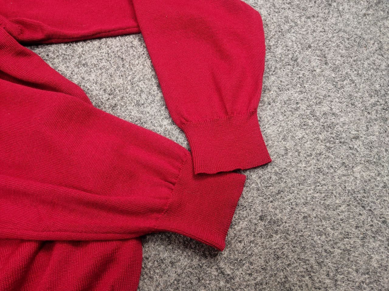 Lacoste Vintage 90's Lacoste Logo Red Wool Turtleneck Sweater Size US XL / EU 56 / 4 - 8 Thumbnail