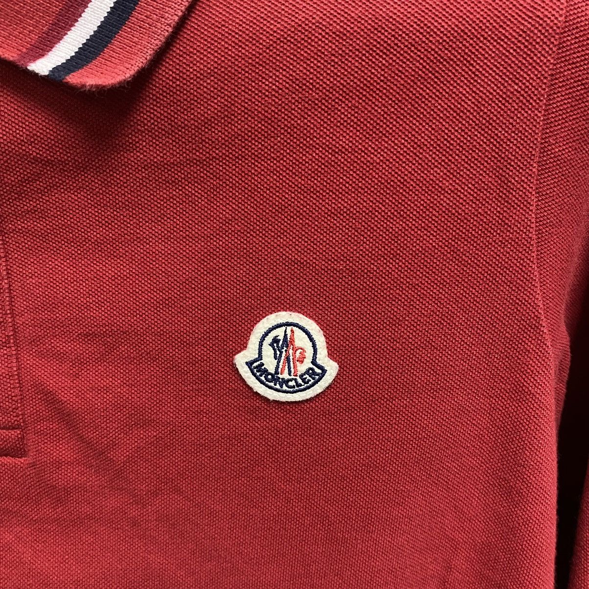 Moncler Moncler Long Sleeve Polo Shirt red Size US XS / EU 42 / 0 - 5 Thumbnail