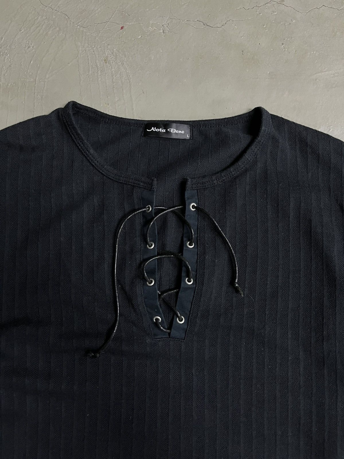 Greg Lauren Nota Bene Leather Rope Visvim RRL GREG LAUREN Style Henley Size US M / EU 48-50 / 2 - 4 Thumbnail