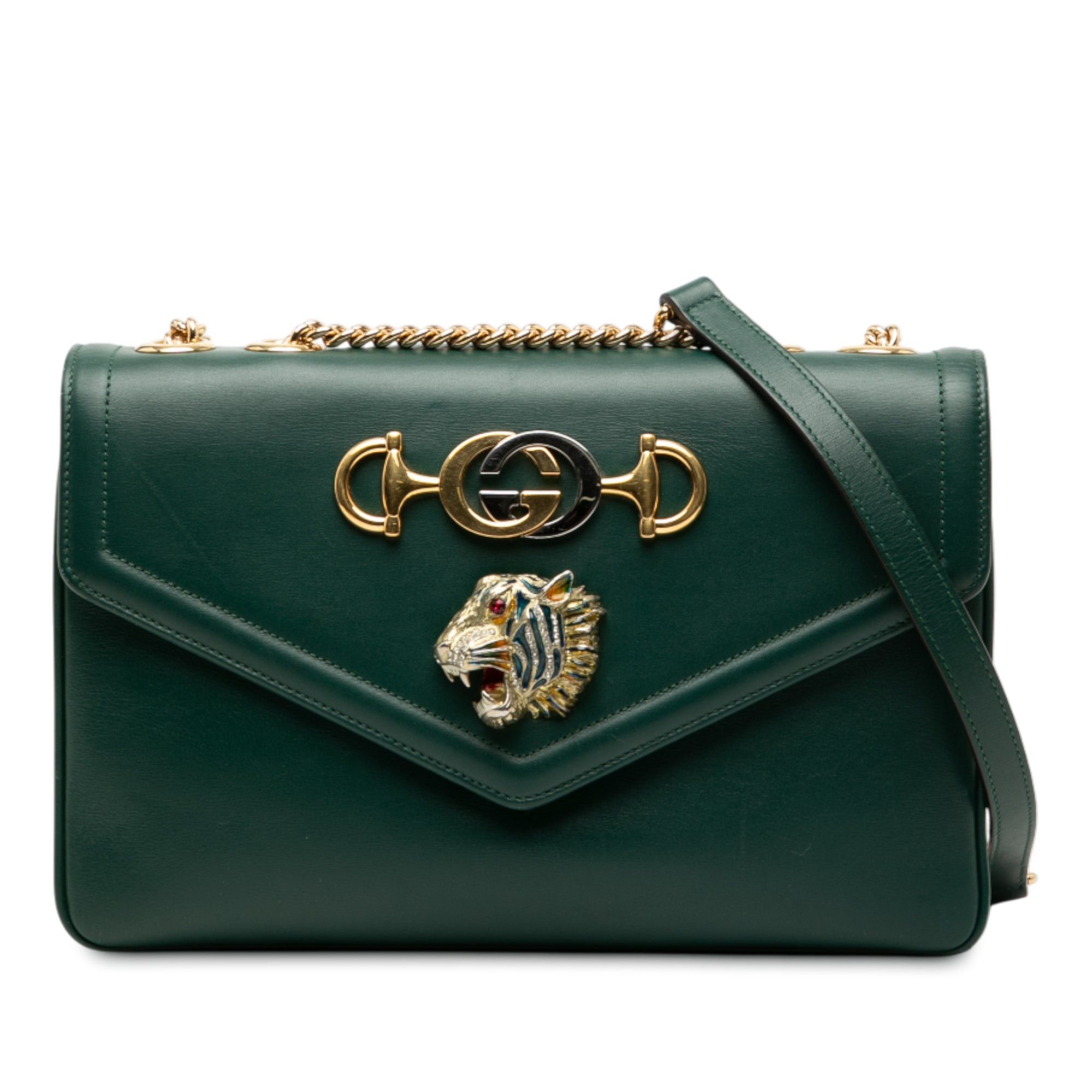 Gucci Medium Leather Rajah Crossbody Size ONE SIZE - 1 Thumbnail