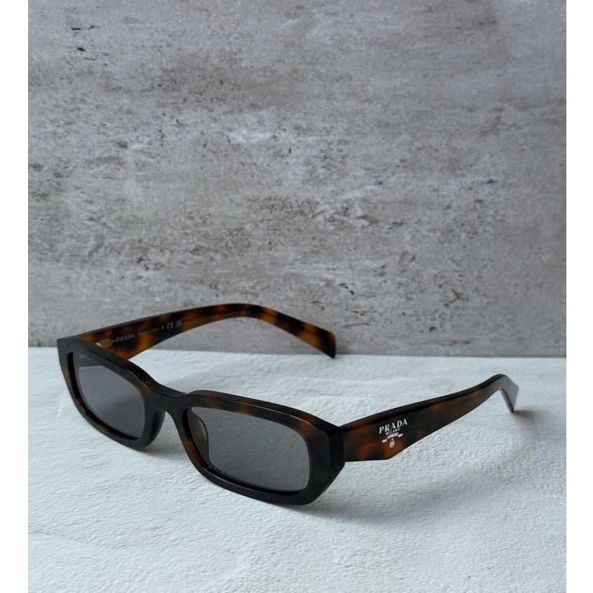 Prada NEW Prada PR B06S Sunglasses in Havana Brown Grey Size ONE SIZE - 1 Thumbnail