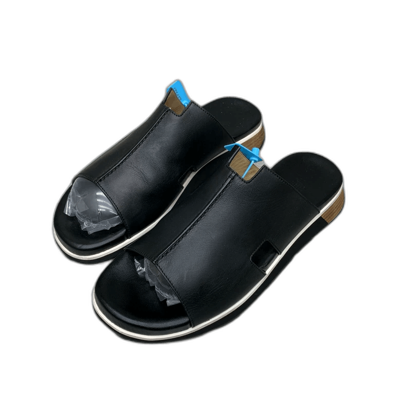 Hermes Hermes Men's Black Slip-On Sandals Size 41 Size US 9 / EU 42 - 1 Thumbnail
