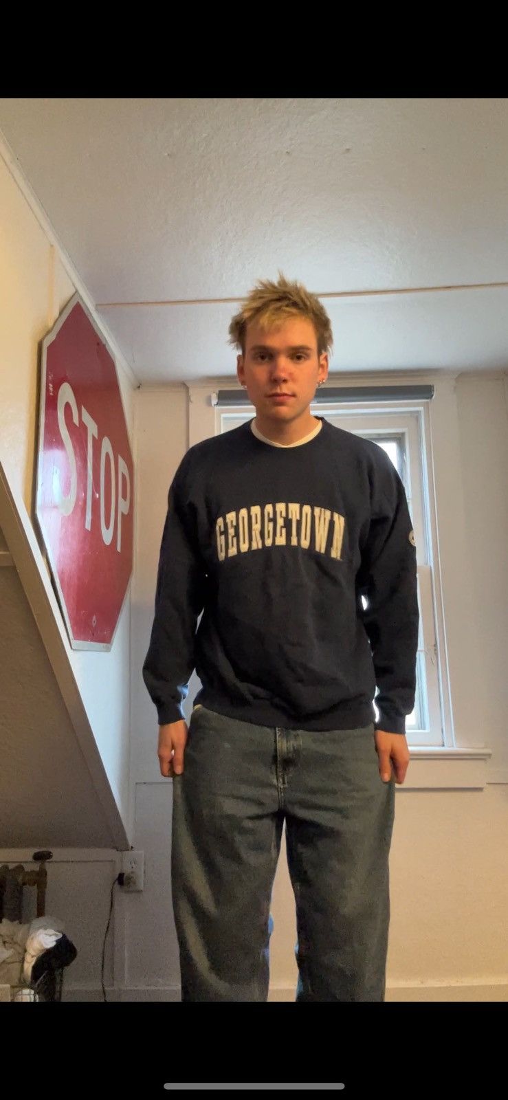 Vintage vintage georgetown crewneck Size US XL / EU 56 / 4 - 1 Thumbnail