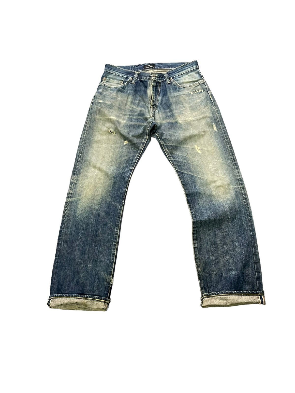 Japanese Brand Subciety Selvedge Distresed Denim Size US 34 / EU 50 - 1 Thumbnail