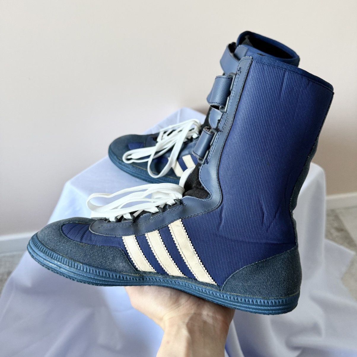 Adidas 80s Adidas Windsurfing Archive Boxing Shoes Boots Y2K Size US 10 / EU 43 - 10 Thumbnail
